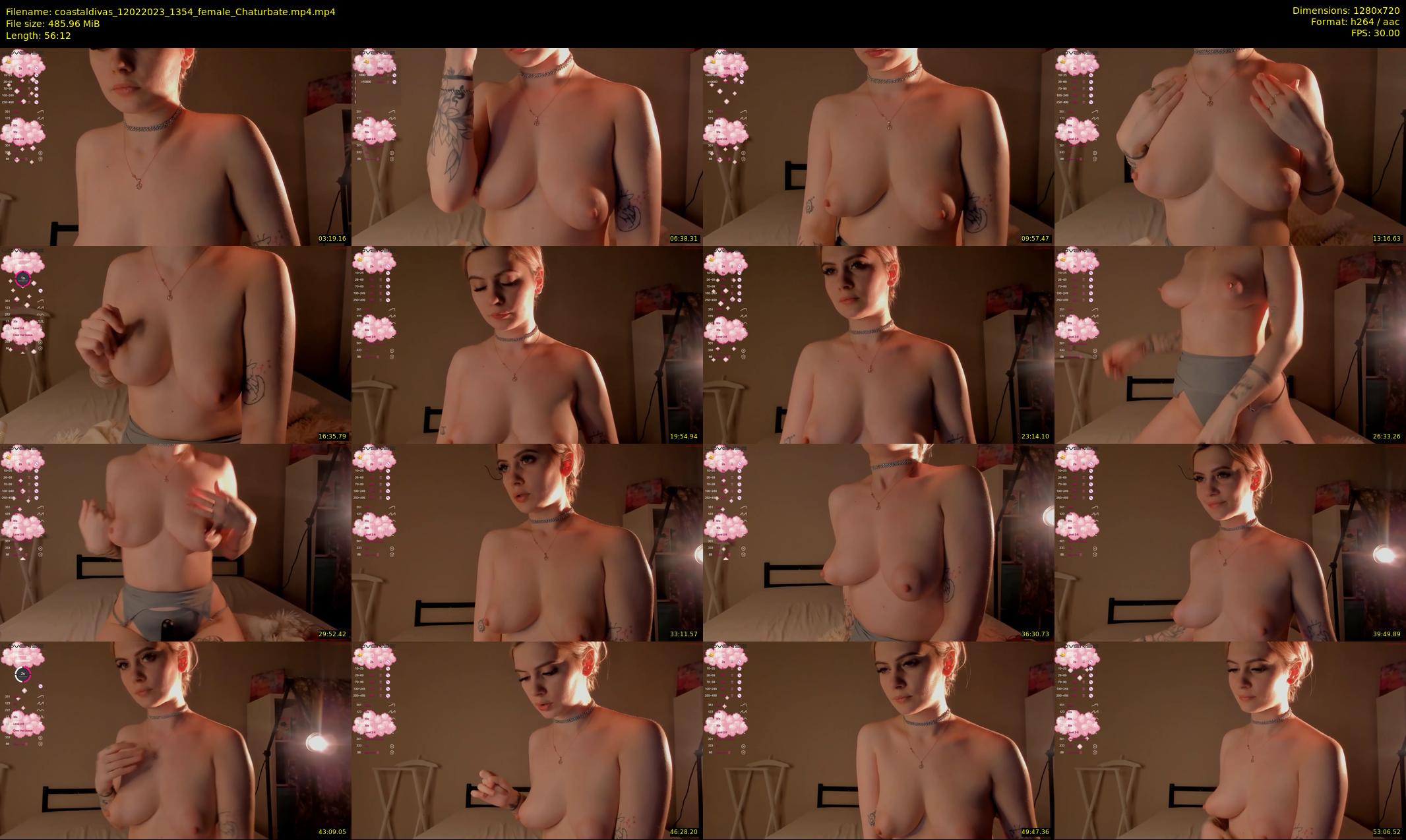 coastaldivas — 57 minute Chaturbate female cam show recording, 720p, Feb 12, 2023