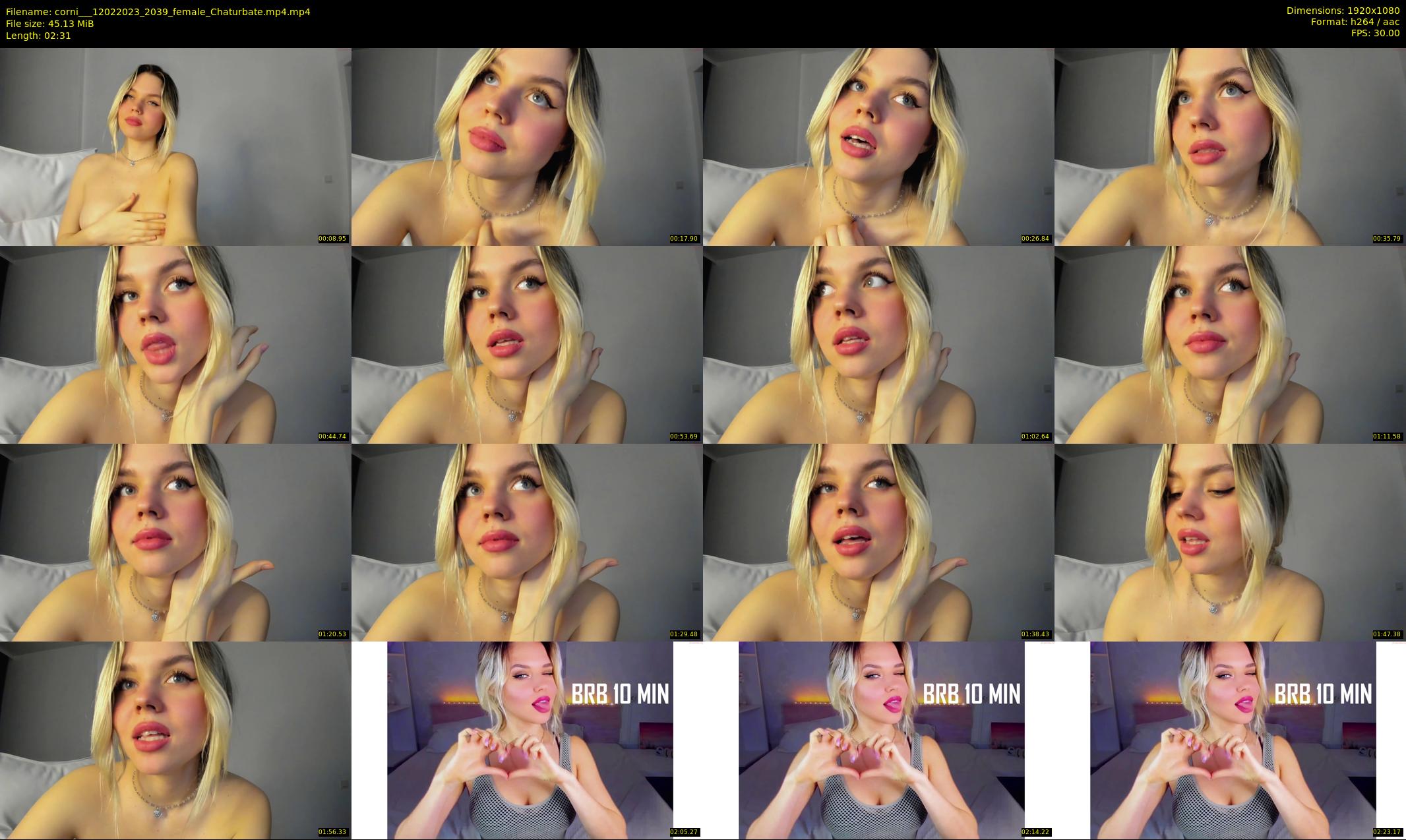 corni__ — 3 minute Chaturbate female cam show recording, 1080p, Feb 12, 2023