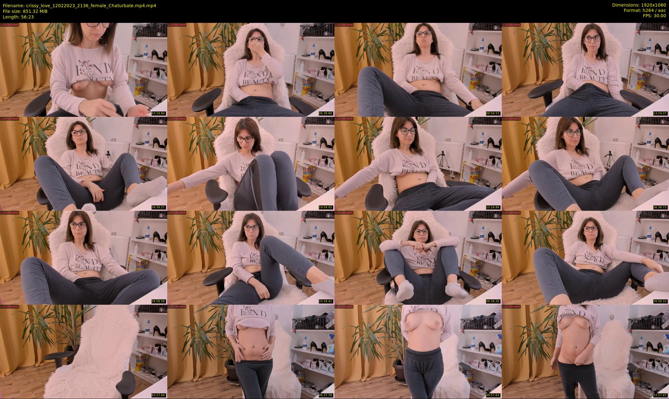 crissy_love — 57 minute Chaturbate female cam show recording, 1080p, Feb 12, 2023