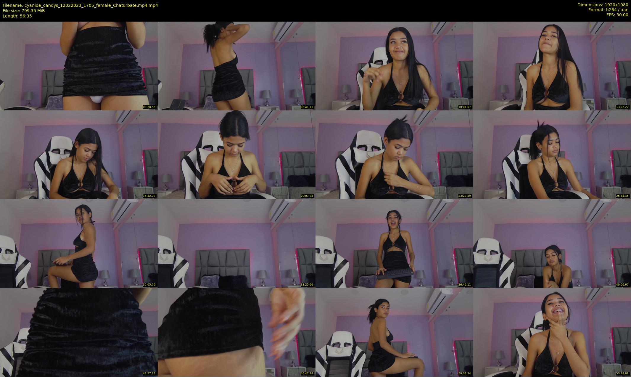 cyanide_candys — 57 minute Chaturbate female cam show recording, 1080p, Feb 12, 2023