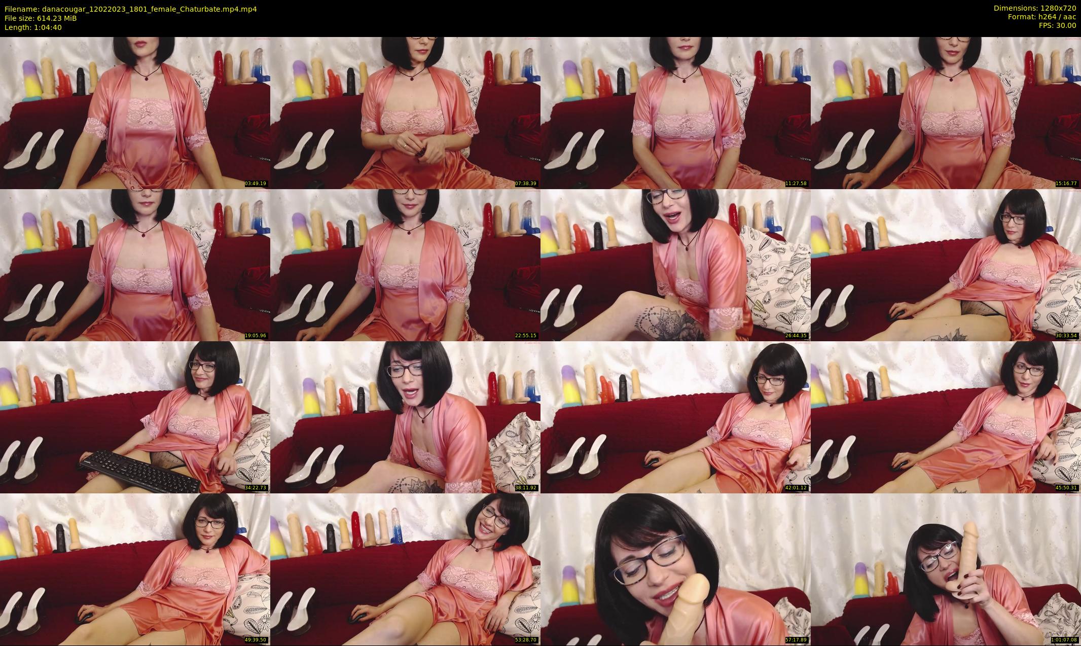 danacougar — 65 minute Chaturbate female cam show recording, 720p, Feb 12, 2023