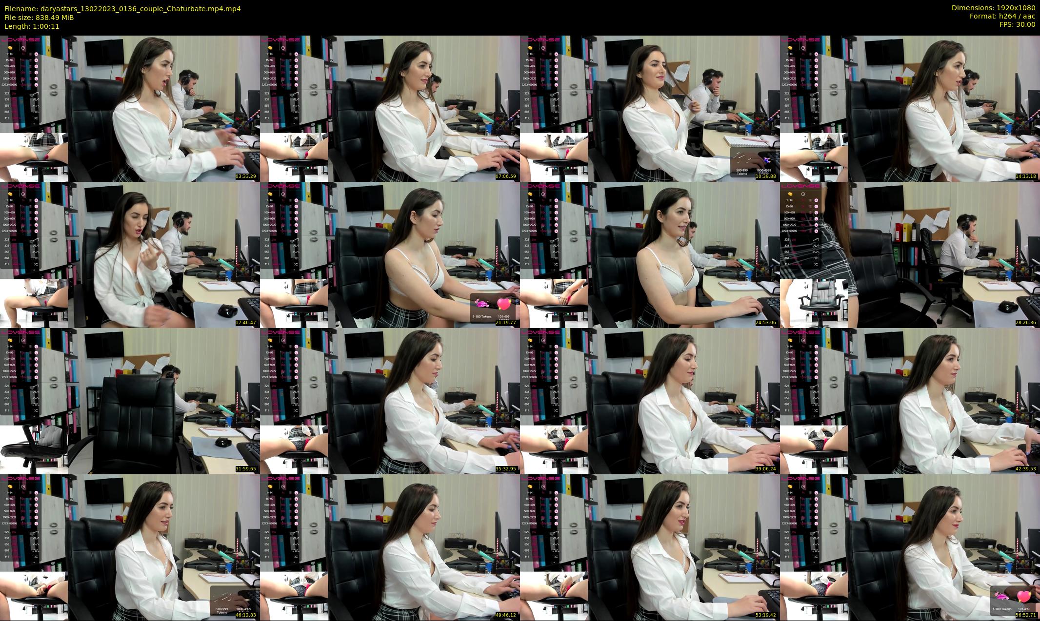 daryastars — 61 minute Chaturbate couple cam show recording, 1080p, Feb 13, 2023
