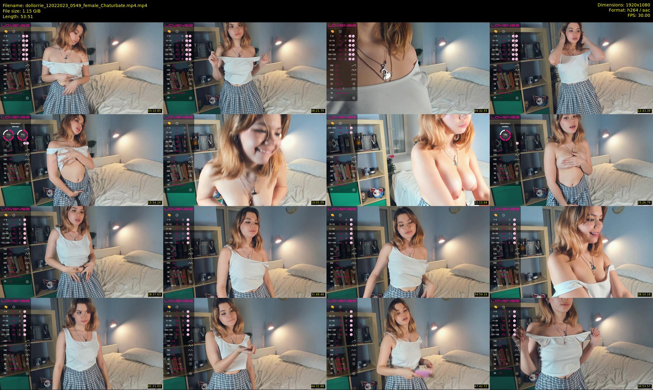 dollorrie — 54 minute Chaturbate couple cam show recording, 1080p, Feb 12, 2023