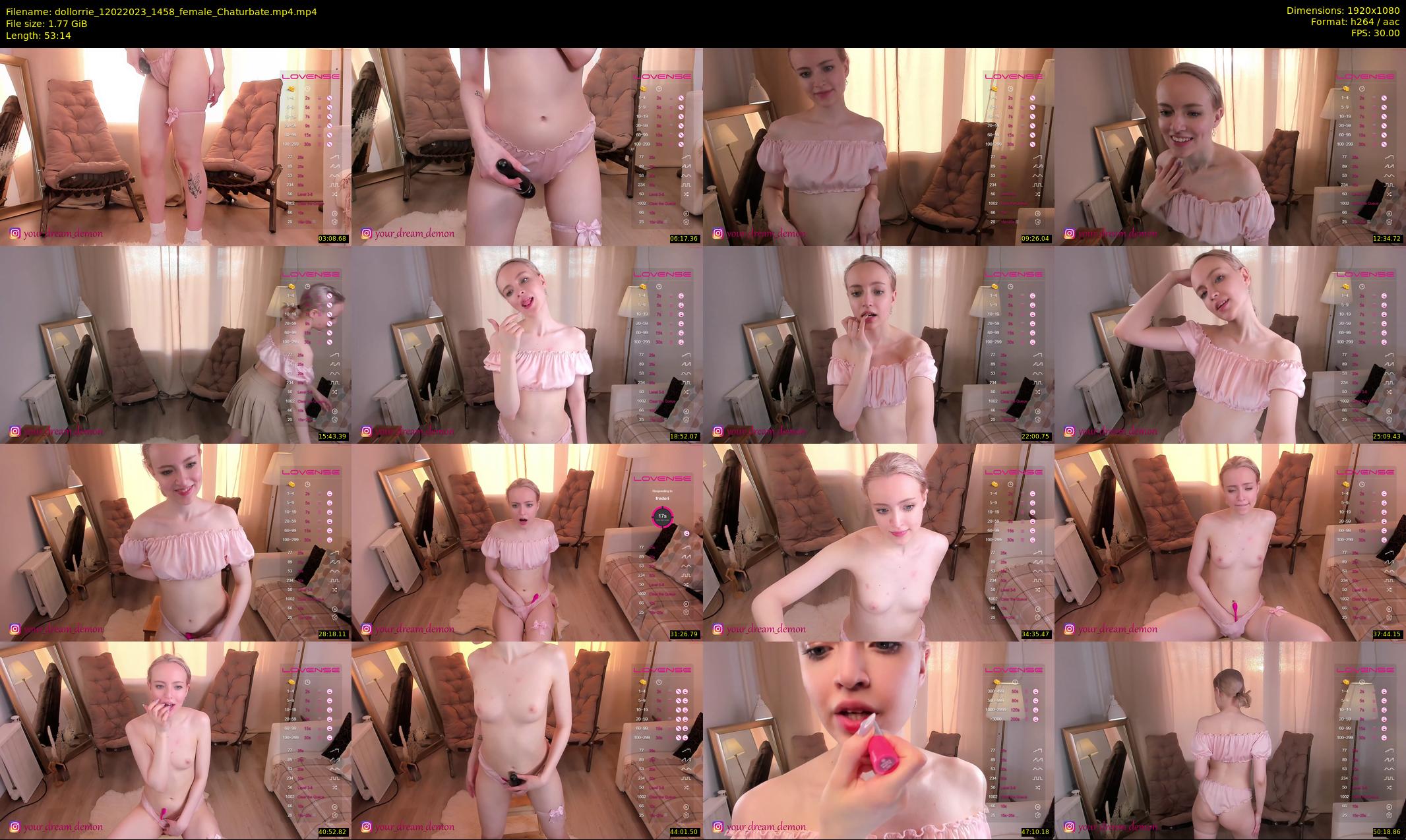 dollorrie — 54 minute Chaturbate couple cam show recording, 1080p, Feb 12, 2023