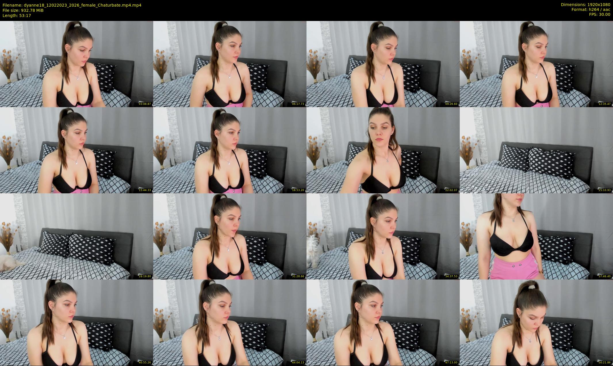 dyanne18 — 54 minute Chaturbate female cam show recording, 1080p, Feb 12, 2023