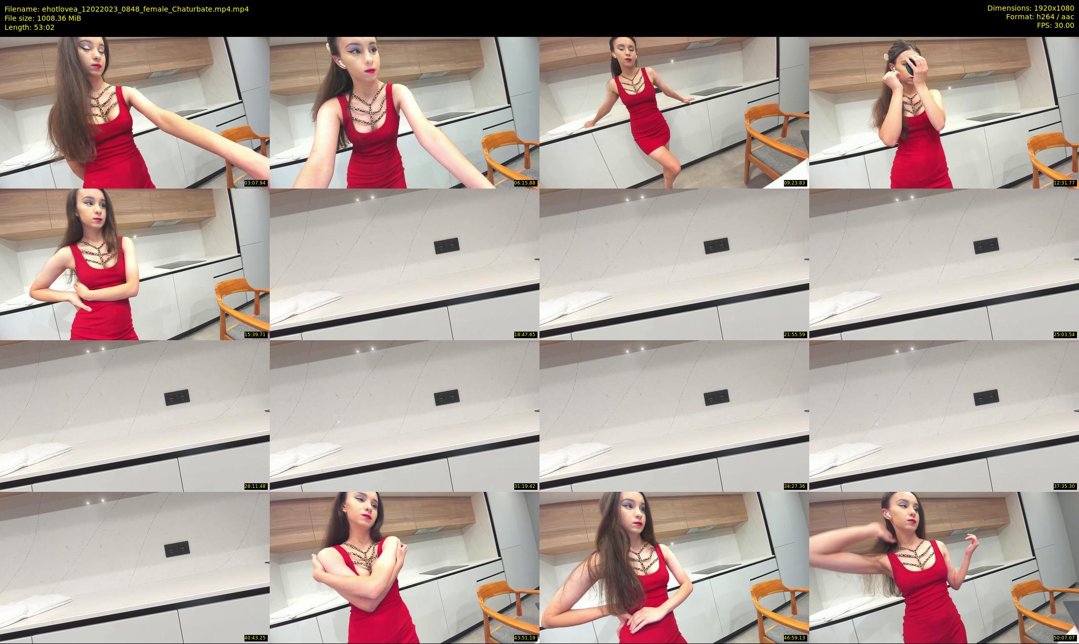 ehotlovea — 54 minute Chaturbate female cam show recording, 1080p, Feb 12, 2023