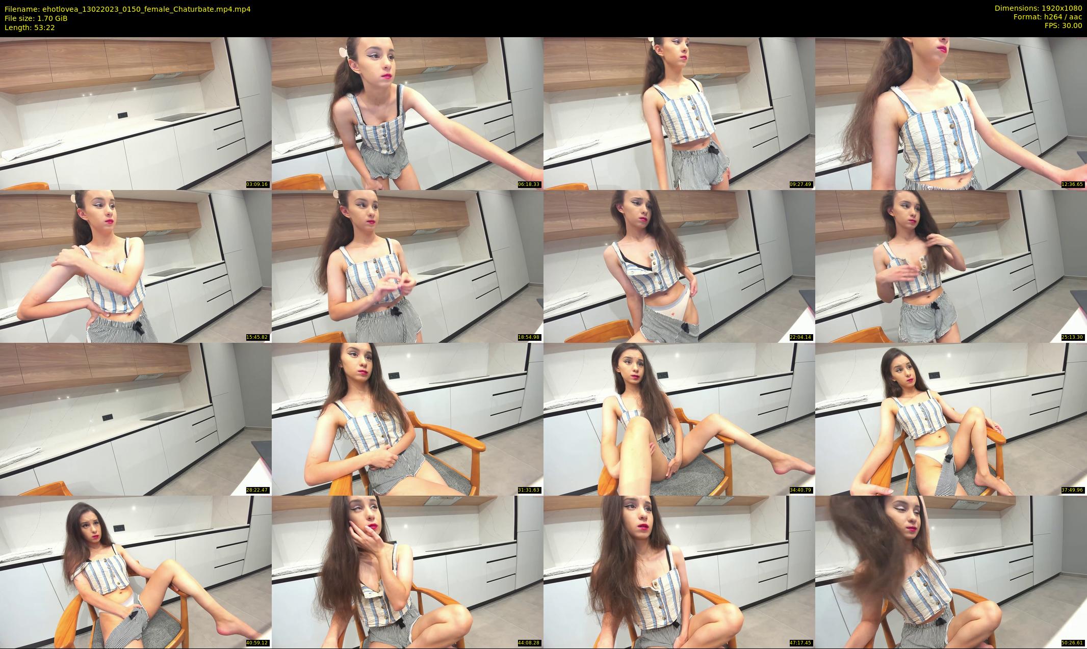 ehotlovea — 54 minute Chaturbate female cam show recording, 1080p, Feb 13, 2023
