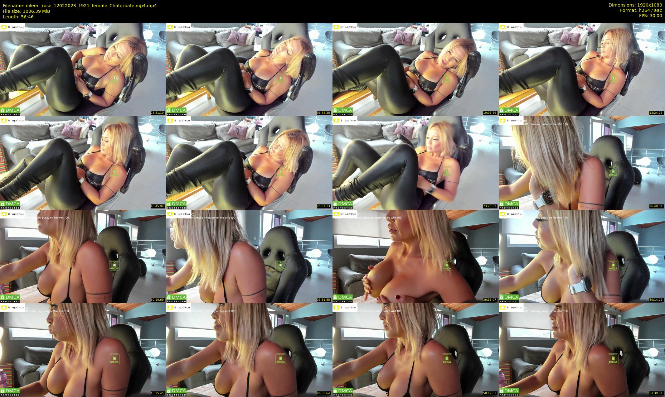 eileen_rose — 57 minute Chaturbate female cam show recording, 1080p, Feb 12, 2023