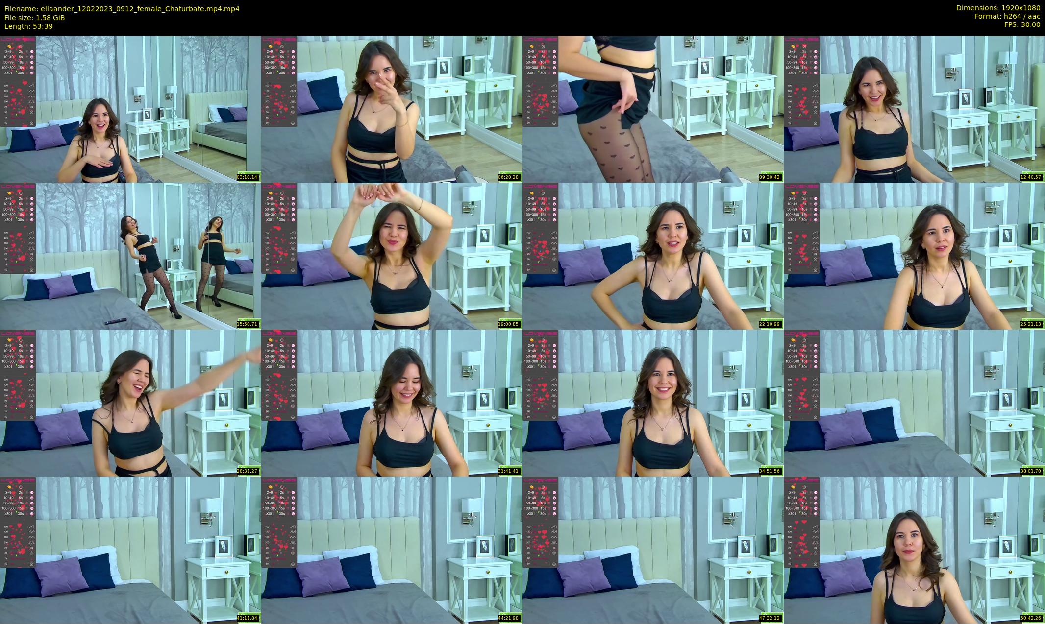 ellaander — 54 minute Chaturbate female cam show recording, 1080p, Feb 12, 2023