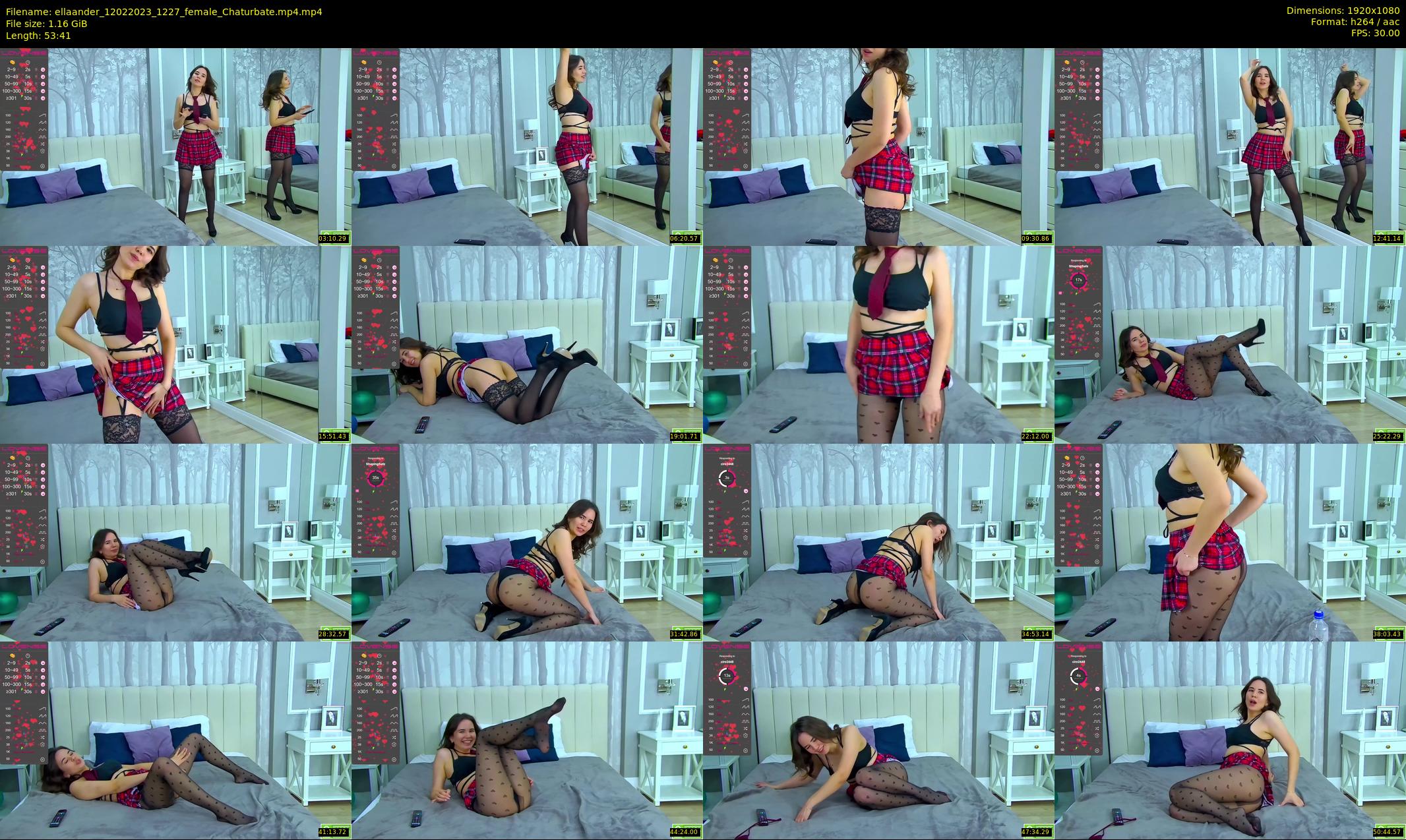 ellaander — 54 minute Chaturbate female cam show recording, 1080p, Feb 12, 2023