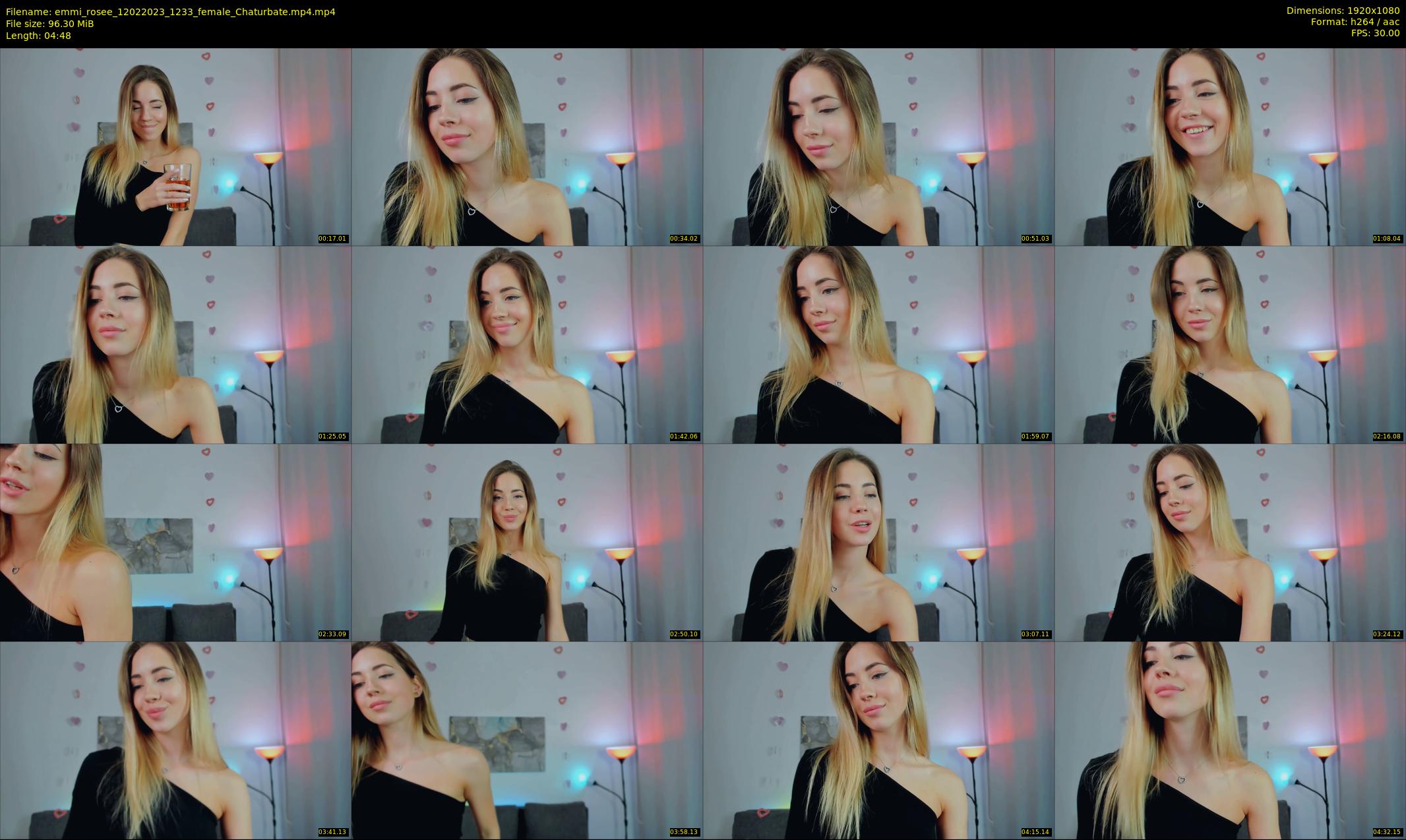emmi_rosee — 5 minute Chaturbate female cam show recording, 1080p, Feb 12, 2023