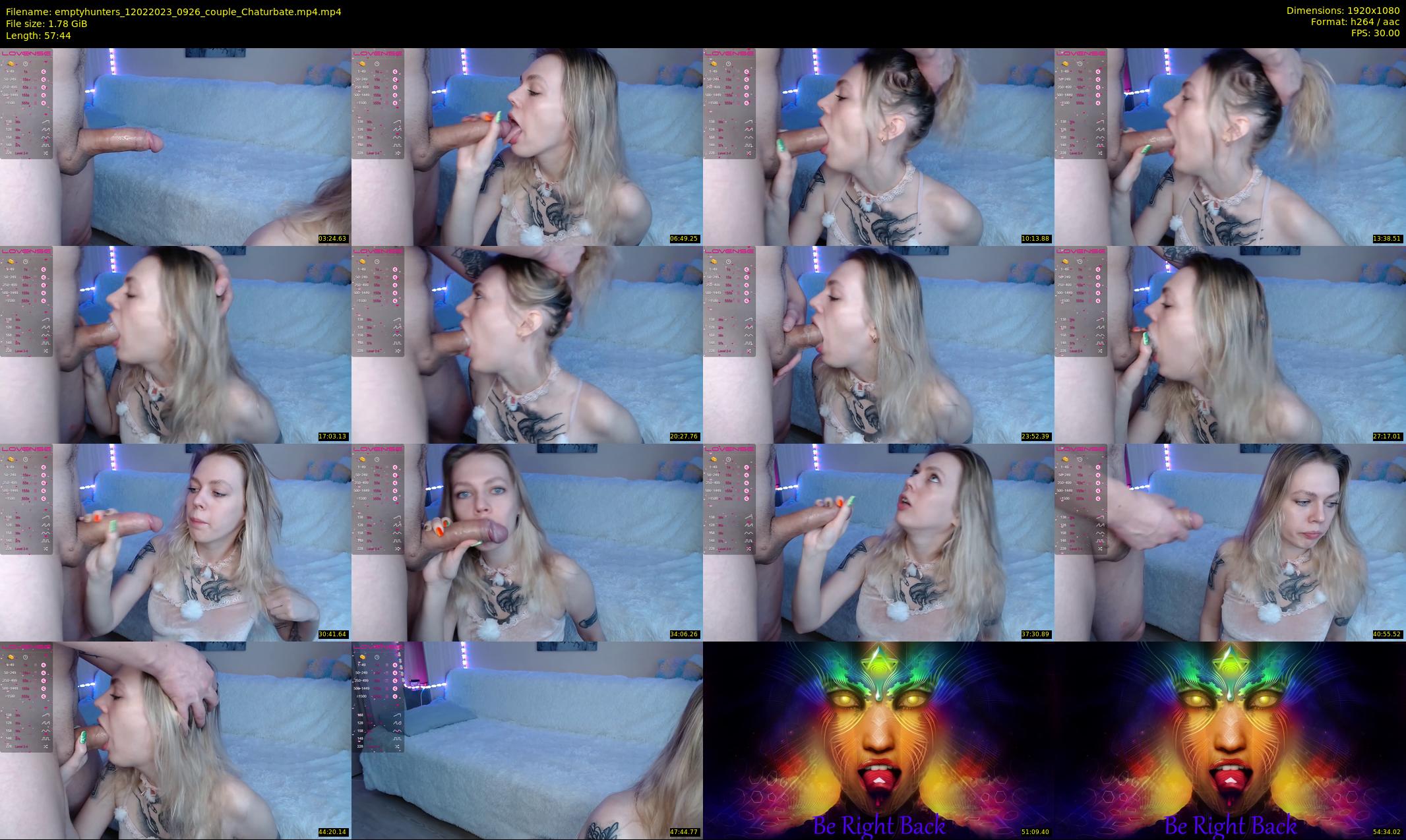 emptyhunters — 58 minute Chaturbate couple cam show recording, 1080p, Feb 12, 2023