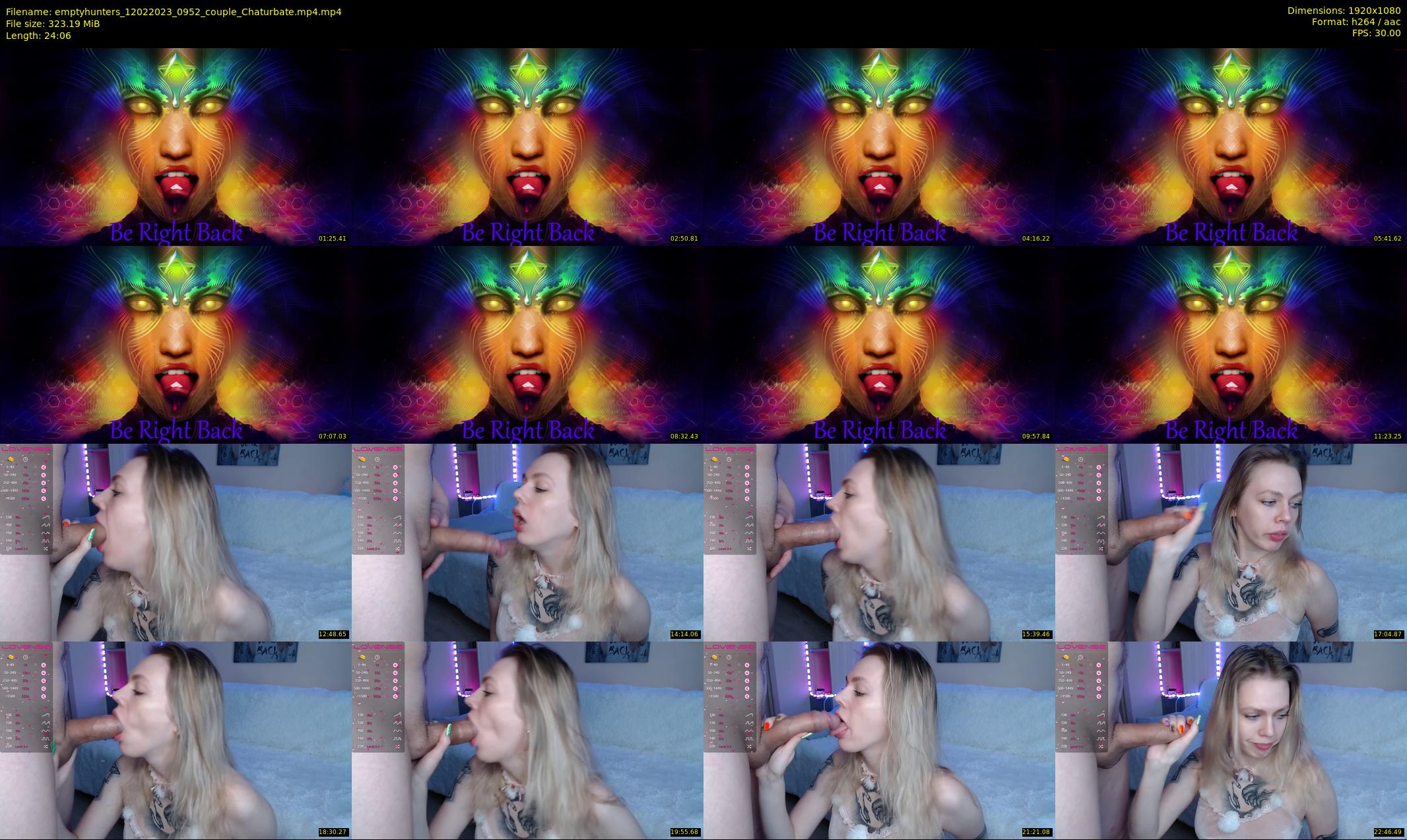 emptyhunters — 25 minute Chaturbate couple cam show recording, 1080p, Feb 12, 2023