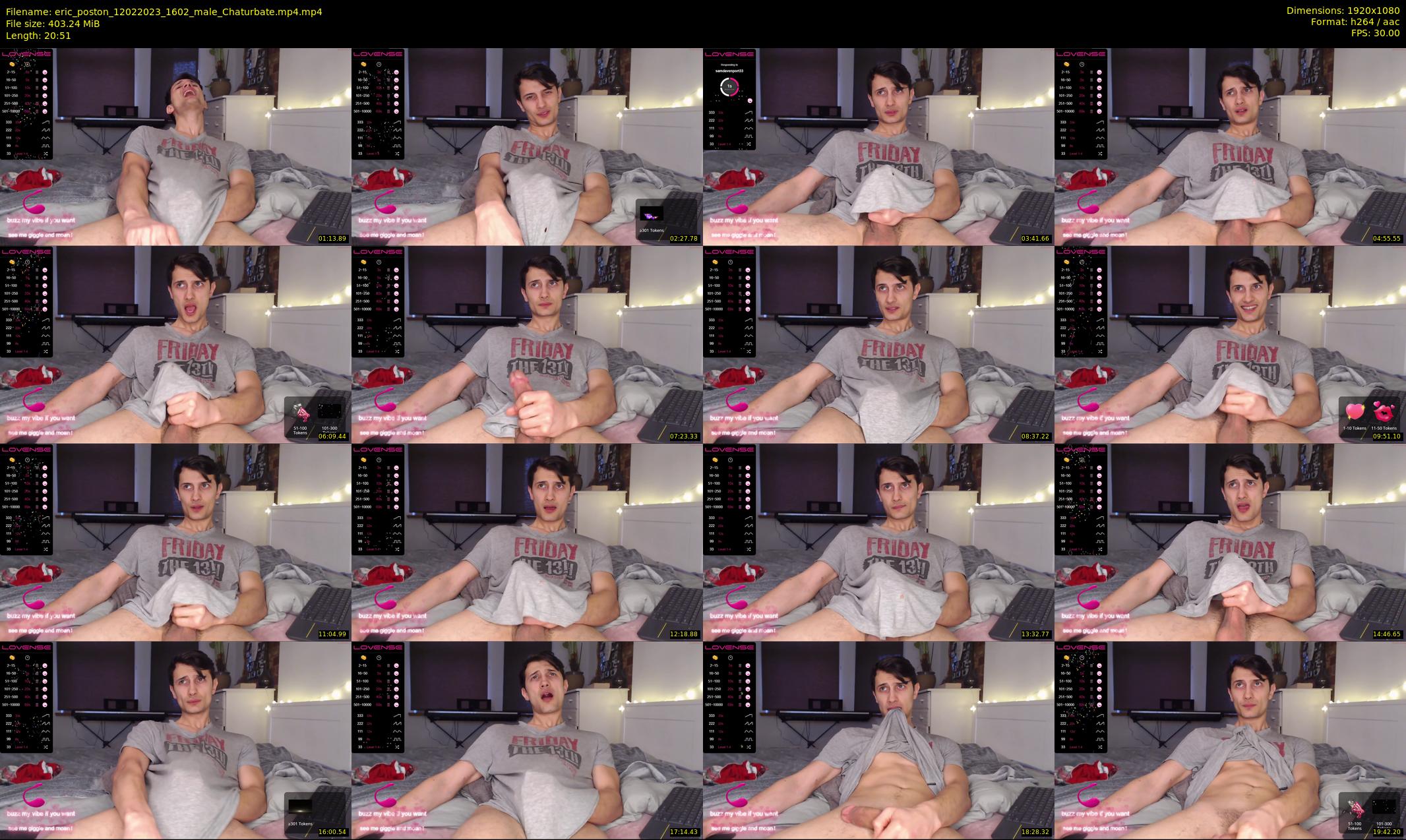 eric_poston — 21 minute Chaturbate male cam show recording, 1080p, Feb 12, 2023