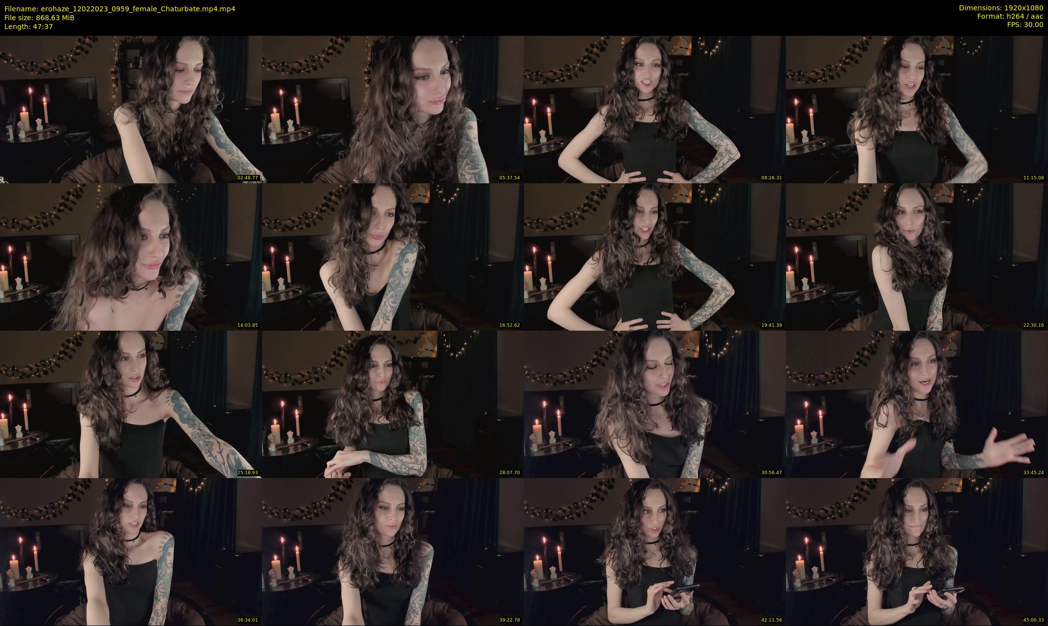 erohaze — 48 minute Chaturbate female cam show recording, 1080p, Feb 12, 2023