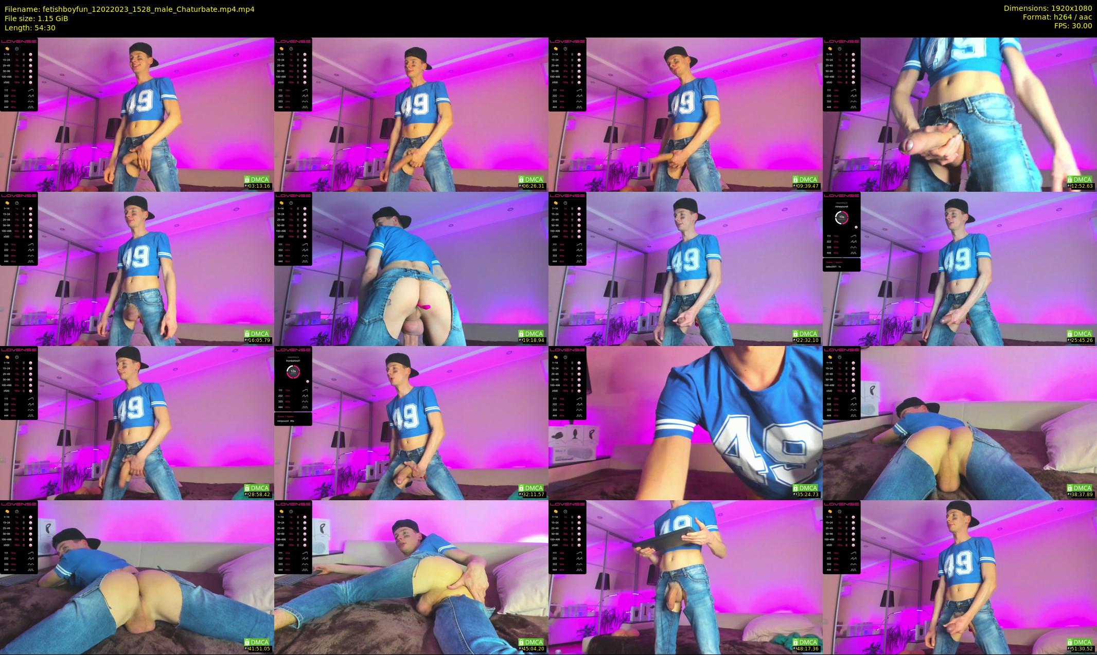 fetishboyfun — 55 minute Chaturbate male cam show recording, 1080p, Feb 12, 2023