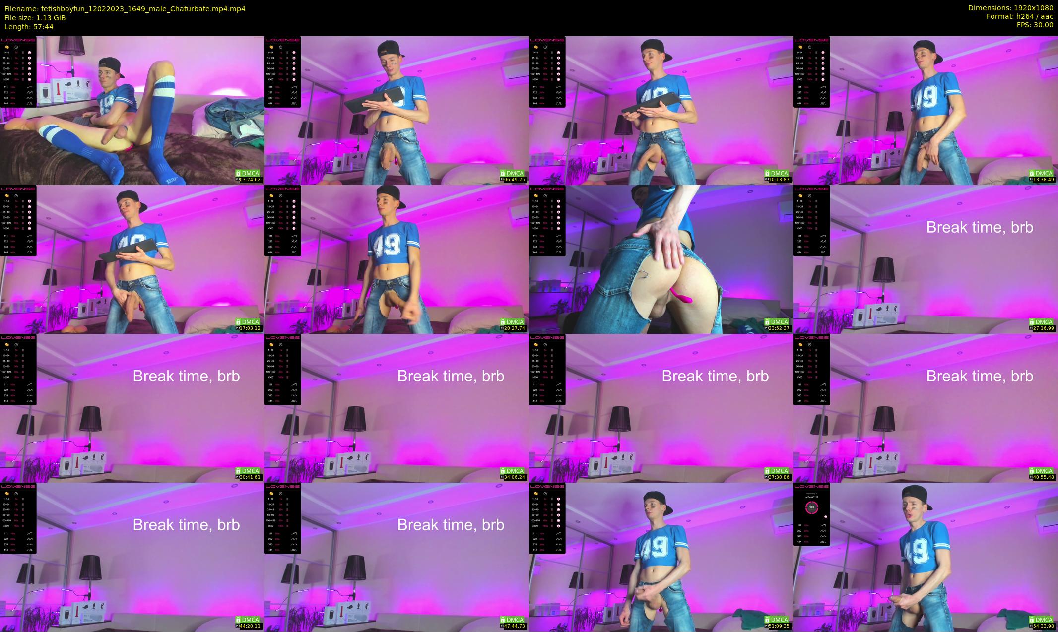 fetishboyfun — 58 minute Chaturbate male cam show recording, 1080p, Feb 12, 2023