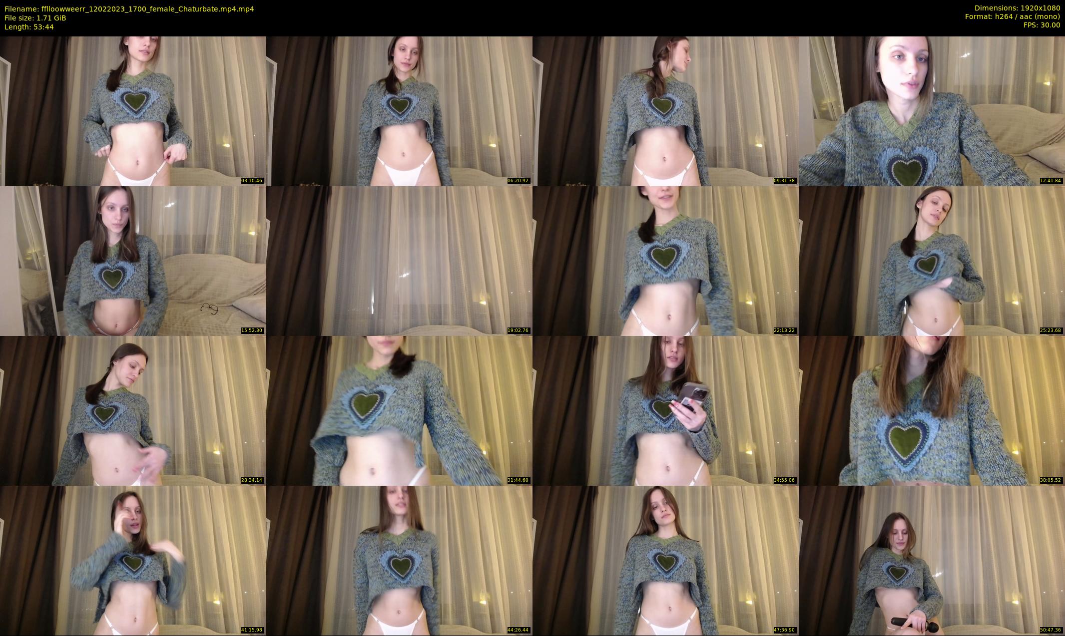 fflloowweerr — 54 minute Chaturbate couple cam show recording, 1080p, Feb 12, 2023