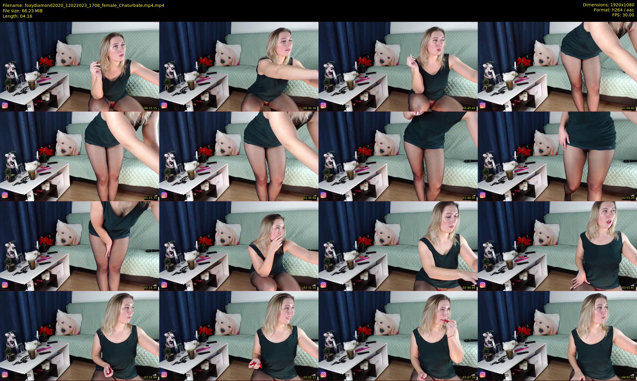 foxydiamond2020 — 5 minute Chaturbate female cam show recording, 1080p, Feb 12, 2023