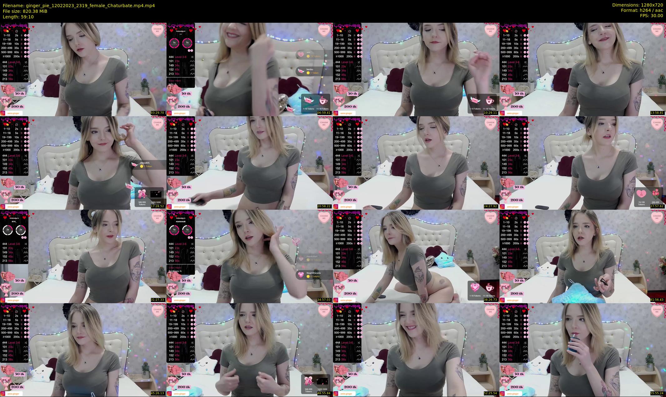 ginger_pie — 60 minute Chaturbate female cam show recording, 720p, Feb 12, 2023