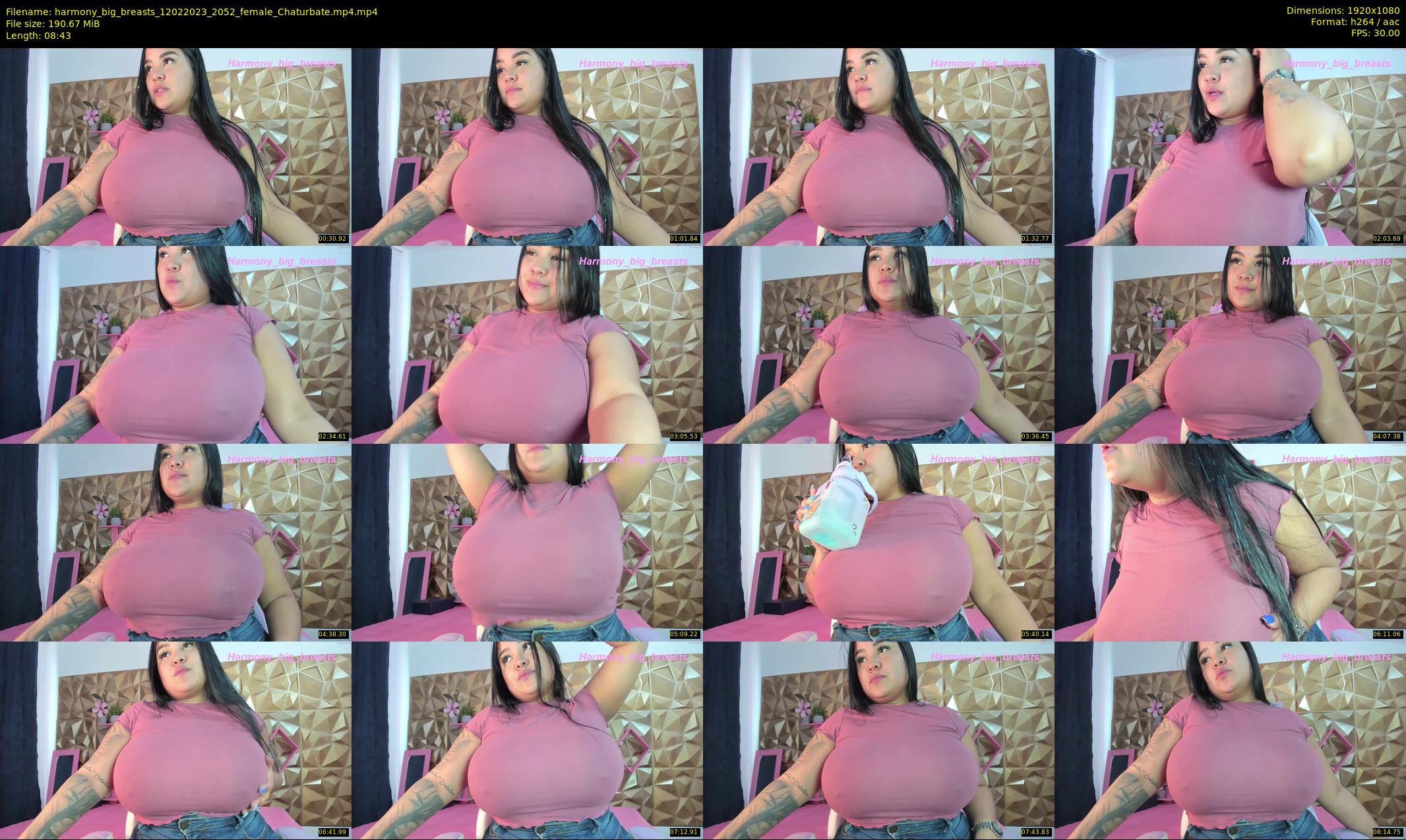 harmony_big_breasts — 9 minute Chaturbate female cam show recording, 1080p, Feb 12, 2023