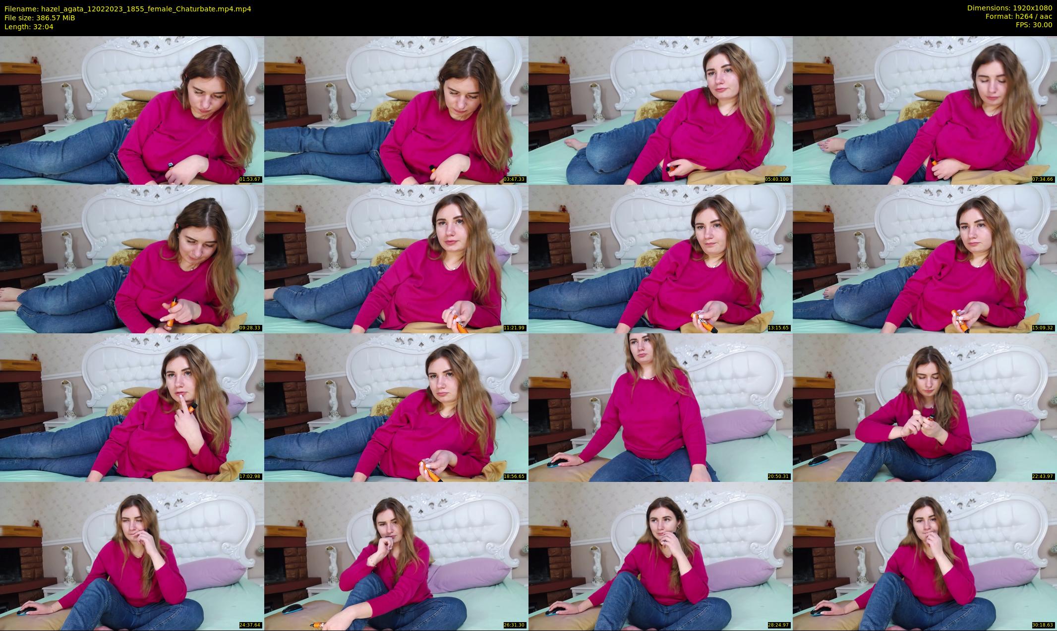 hazel_agata — 33 minute Chaturbate female cam show recording, 1080p, Feb 12, 2023