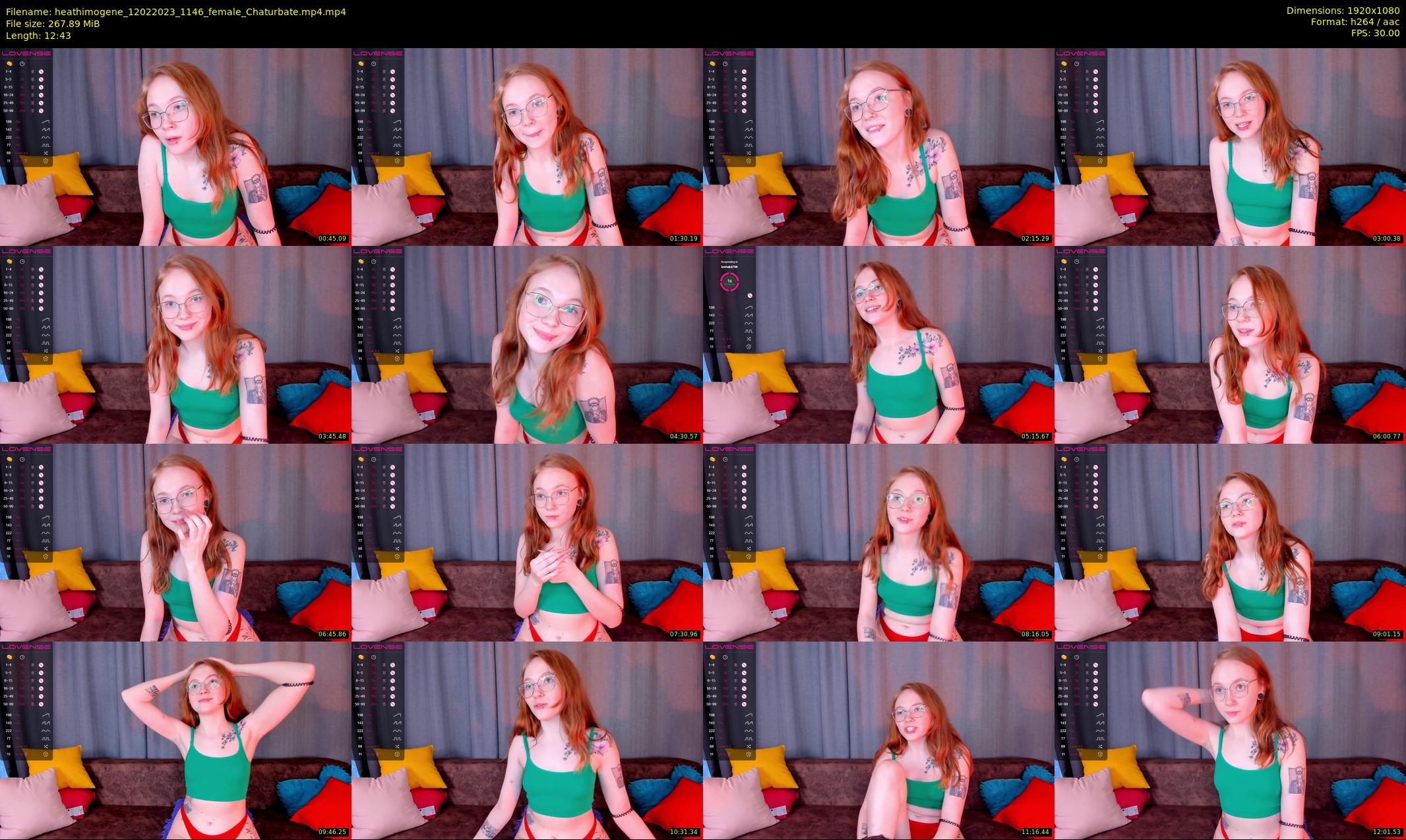 heathimogene — 13 minute Chaturbate female cam show recording, 1080p, Feb 12, 2023