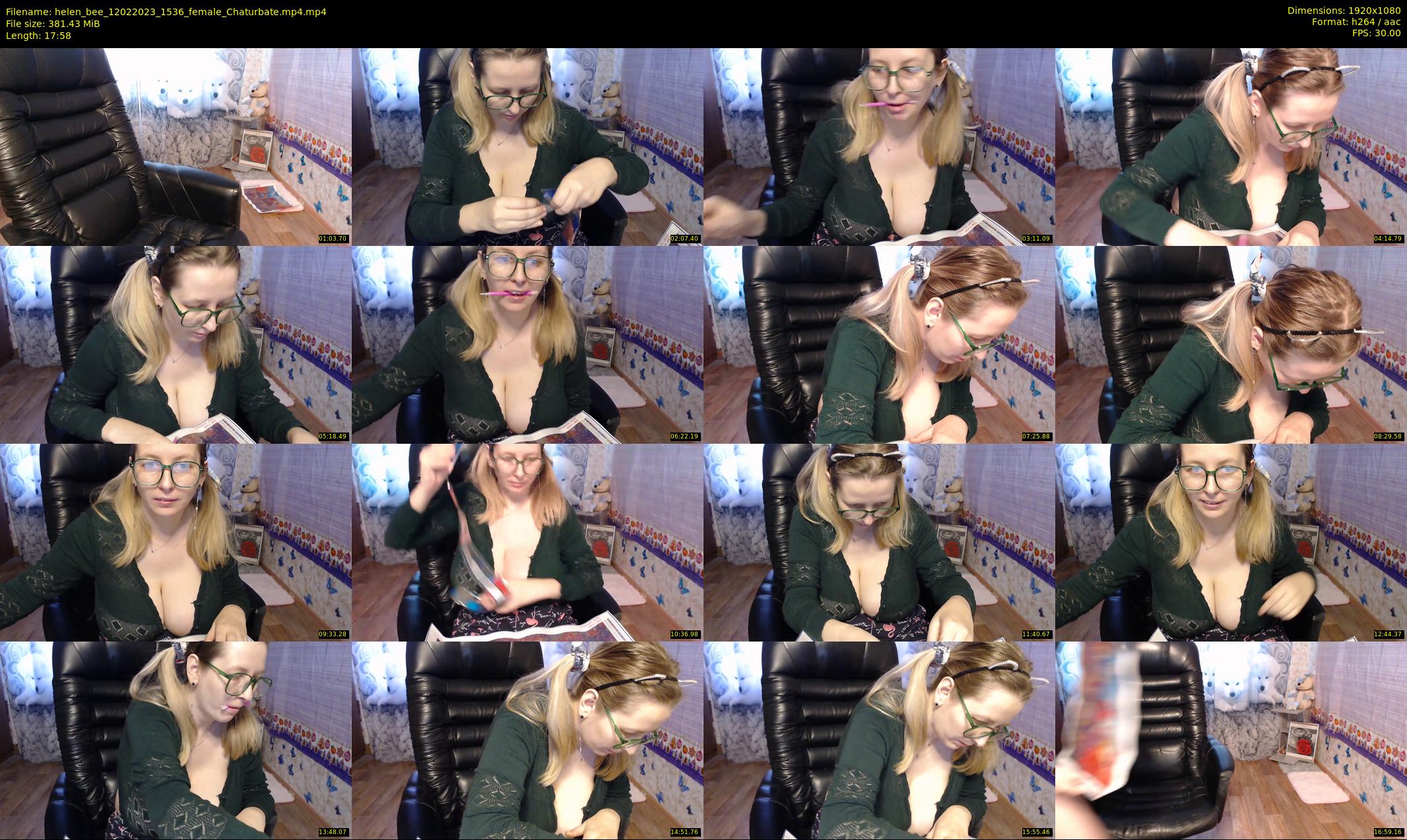 helen_bee — 18 minute Chaturbate female cam show recording, 1080p, Feb 12, 2023