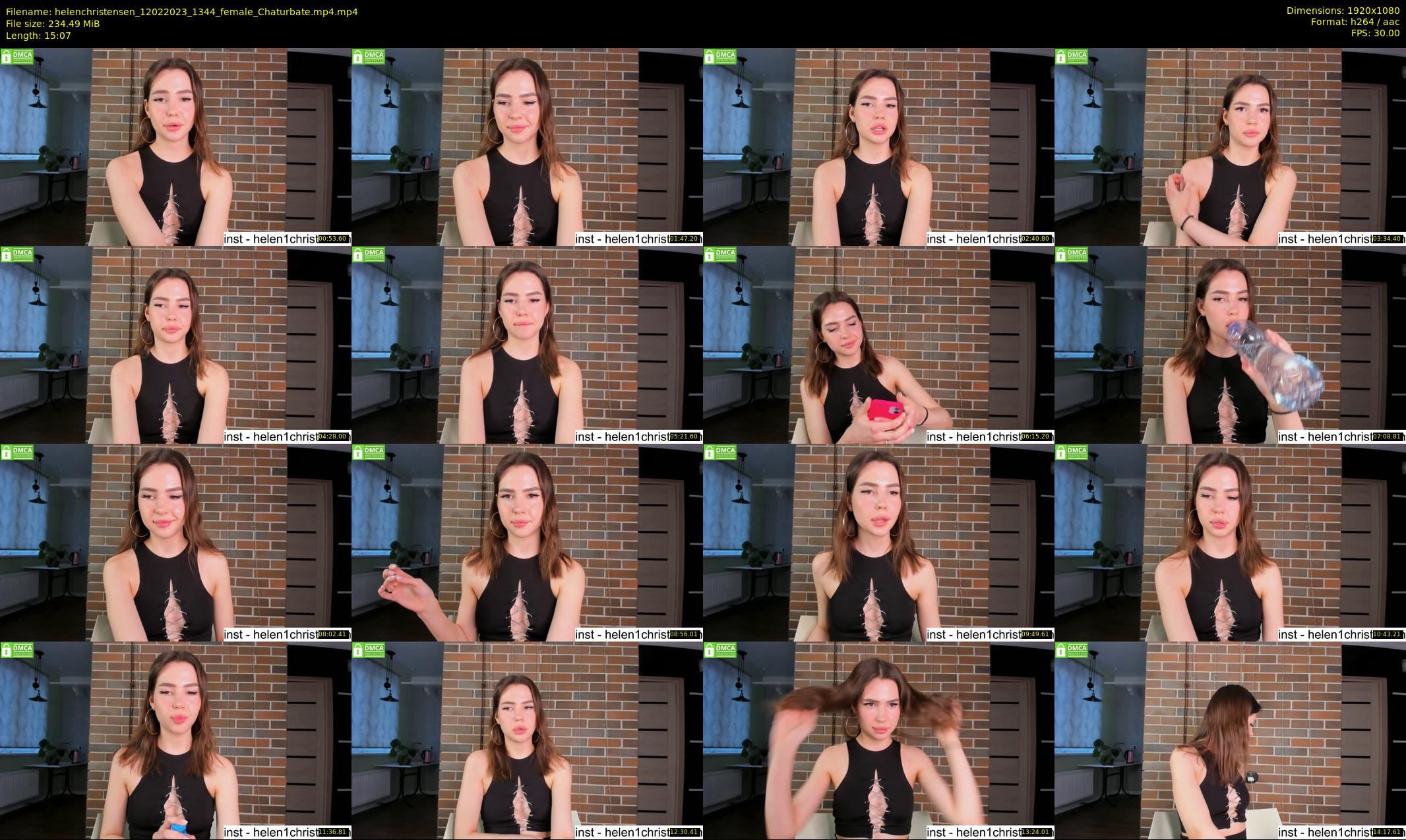 helenchristensen — 16 minute Chaturbate female cam show recording, 1080p, Feb 12, 2023