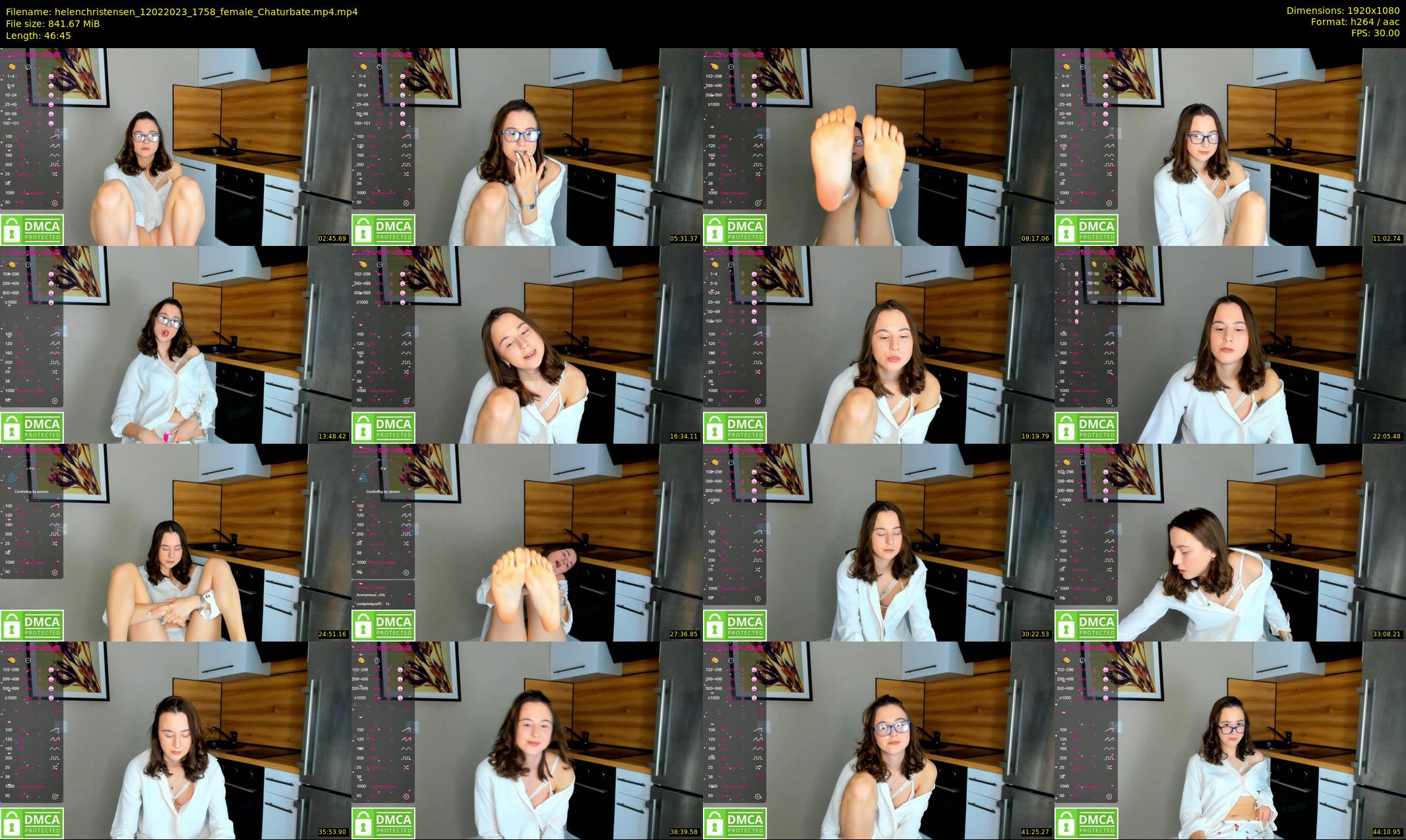helenchristensen — 47 minute Chaturbate female cam show recording, 1080p, Feb 12, 2023