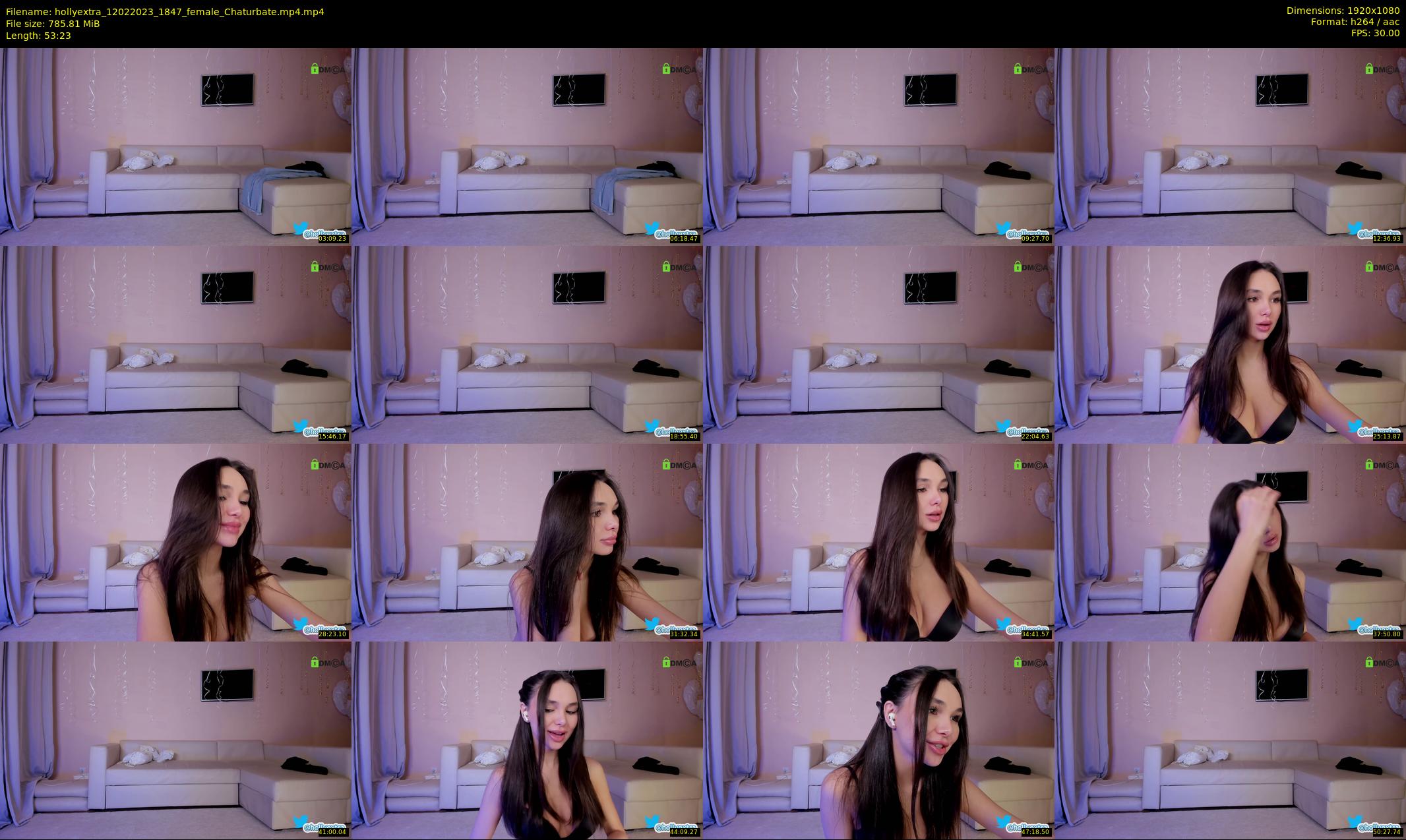 hollyextra — 54 minute Chaturbate female cam show recording, 1080p, Feb 12, 2023