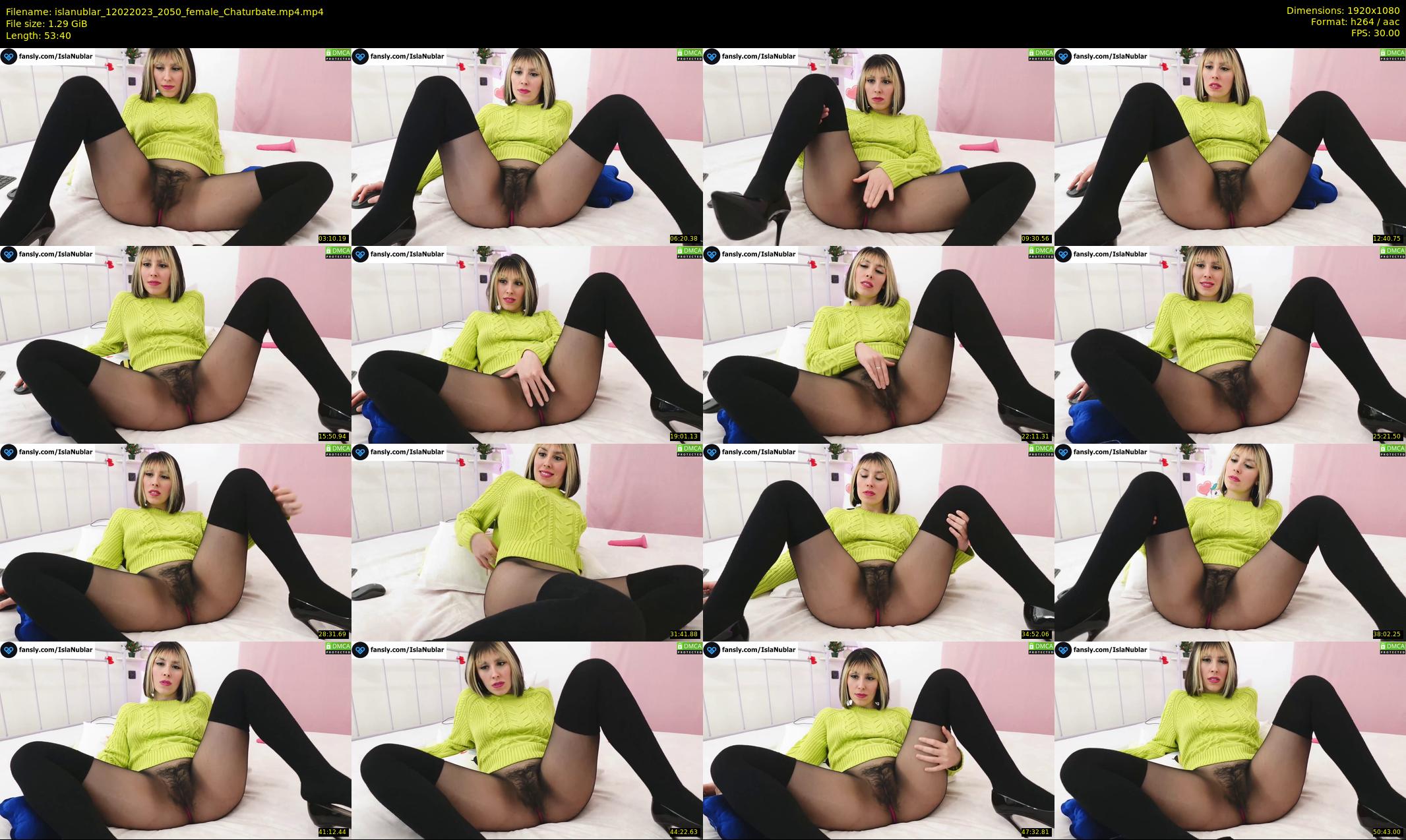 islanublar — 54 minute Chaturbate female cam show recording, 1080p, Feb 12, 2023