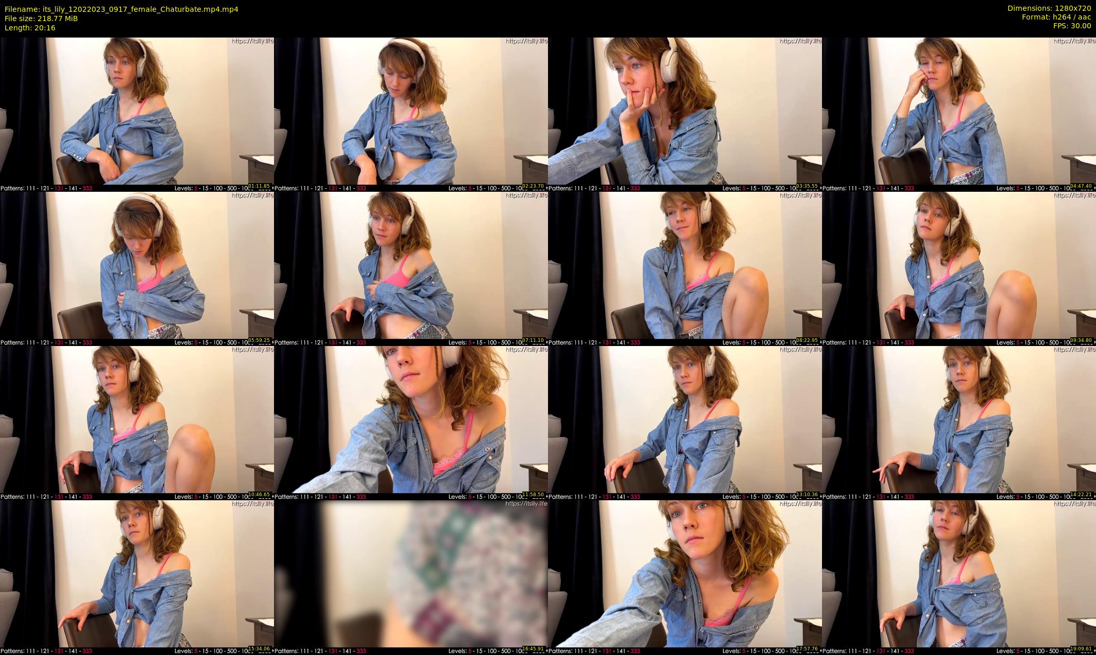 its_lily — 21 minute Chaturbate female cam show recording, 720p, Feb 12, 2023