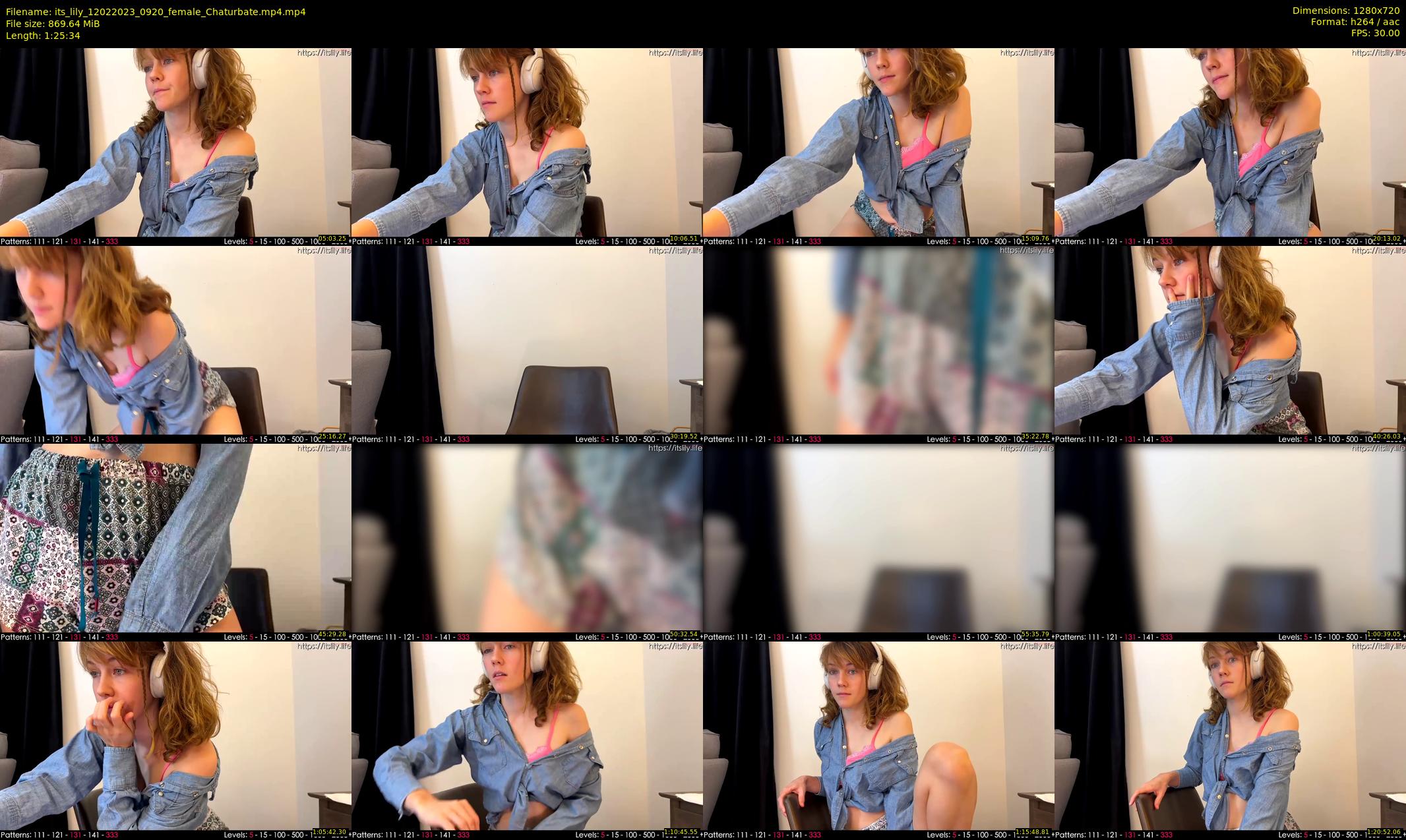 its_lily — 86 minute Chaturbate female cam show recording, 720p, Feb 12, 2023