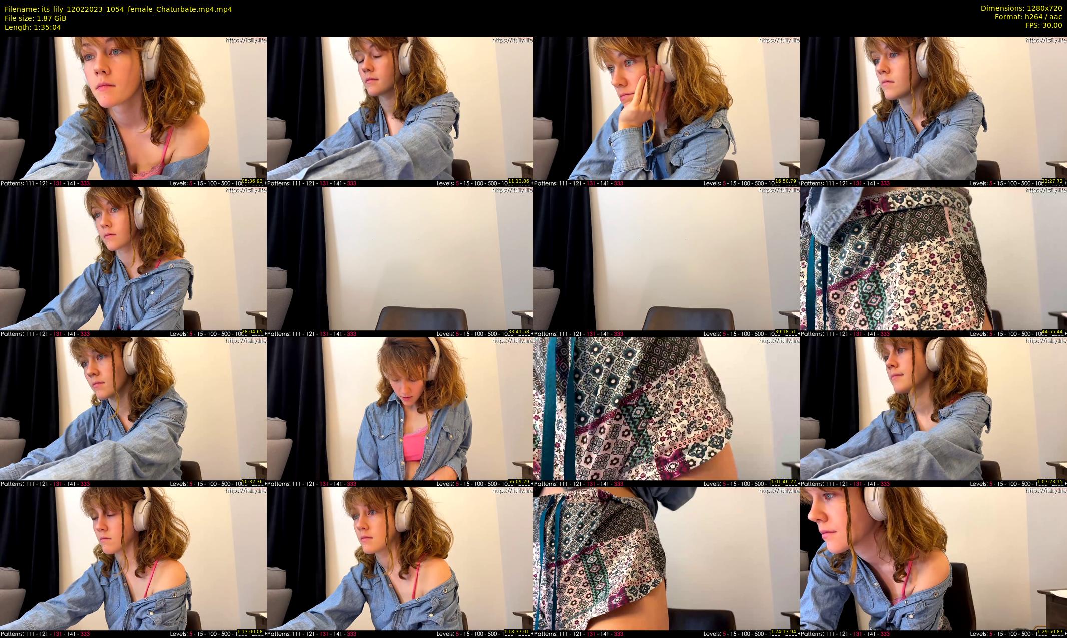 its_lily — 96 minute Chaturbate female cam show recording, 720p, Feb 12, 2023