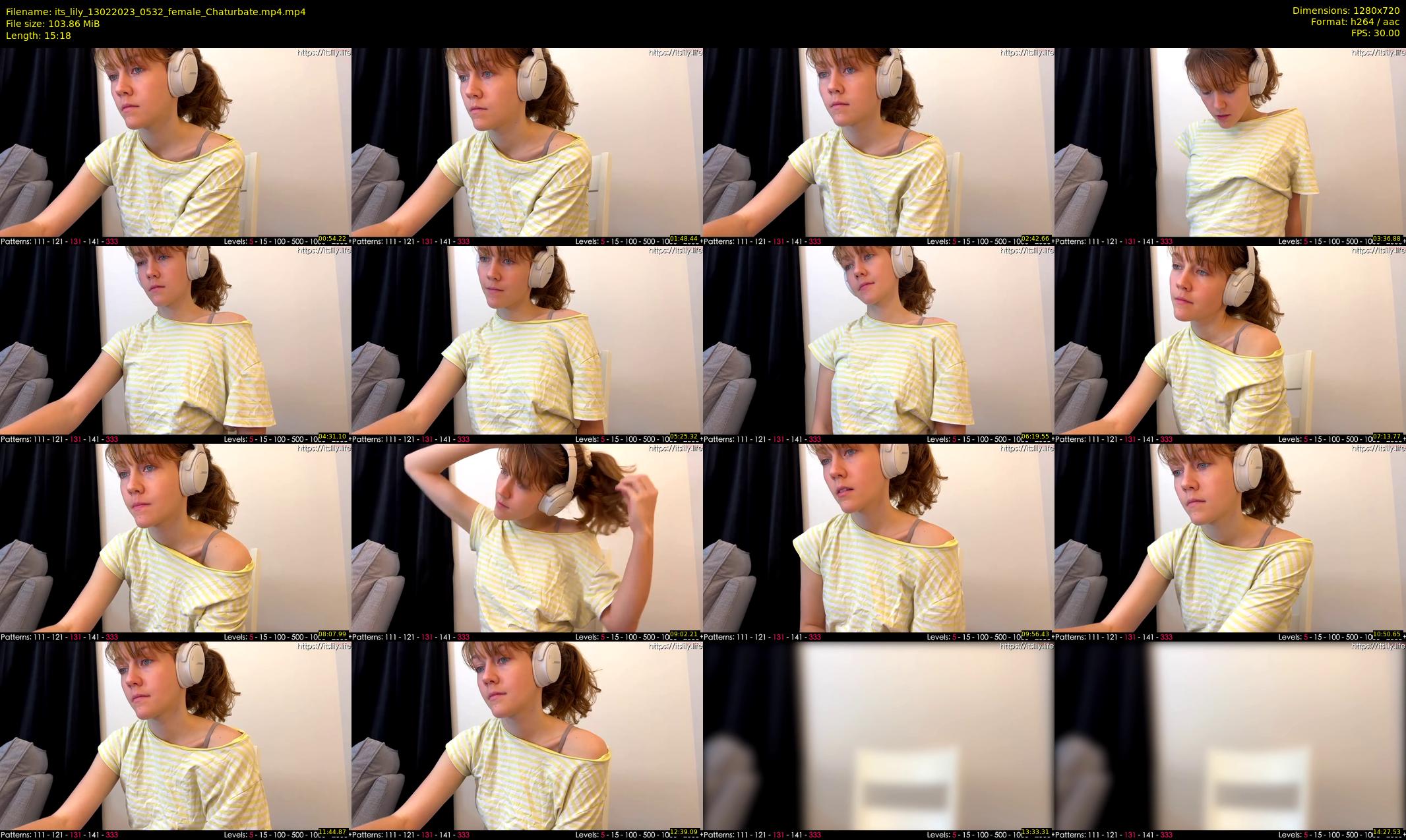 its_lily — 16 minute Chaturbate female cam show recording, 720p, Feb 13, 2023