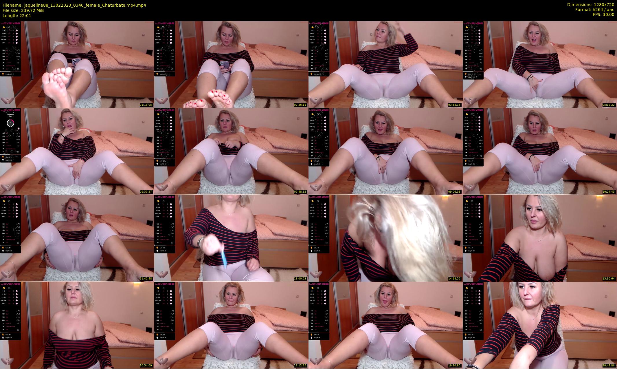 jaqueline88 — 23 minute Chaturbate female cam show recording, 720p, Feb 13, 2023