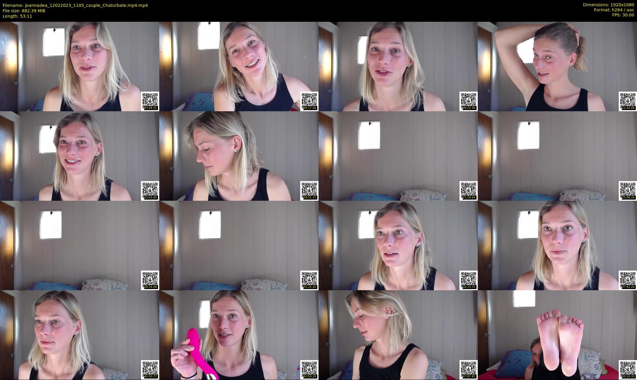joannadea — 54 minute Chaturbate female cam show recording, 1080p, Feb 12, 2023