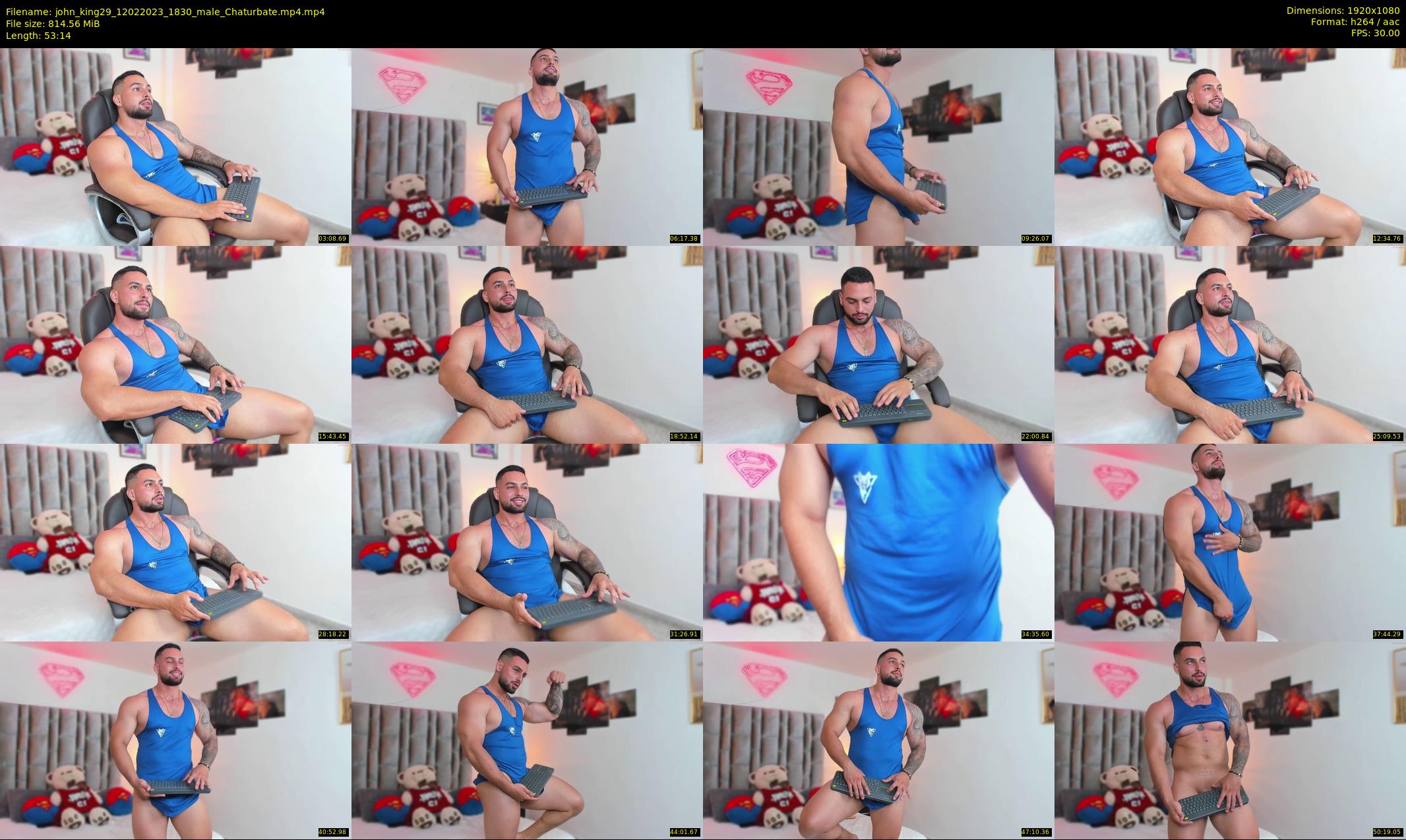 john_king29 — 54 minute Chaturbate male cam show recording, 1080p, Feb 12, 2023