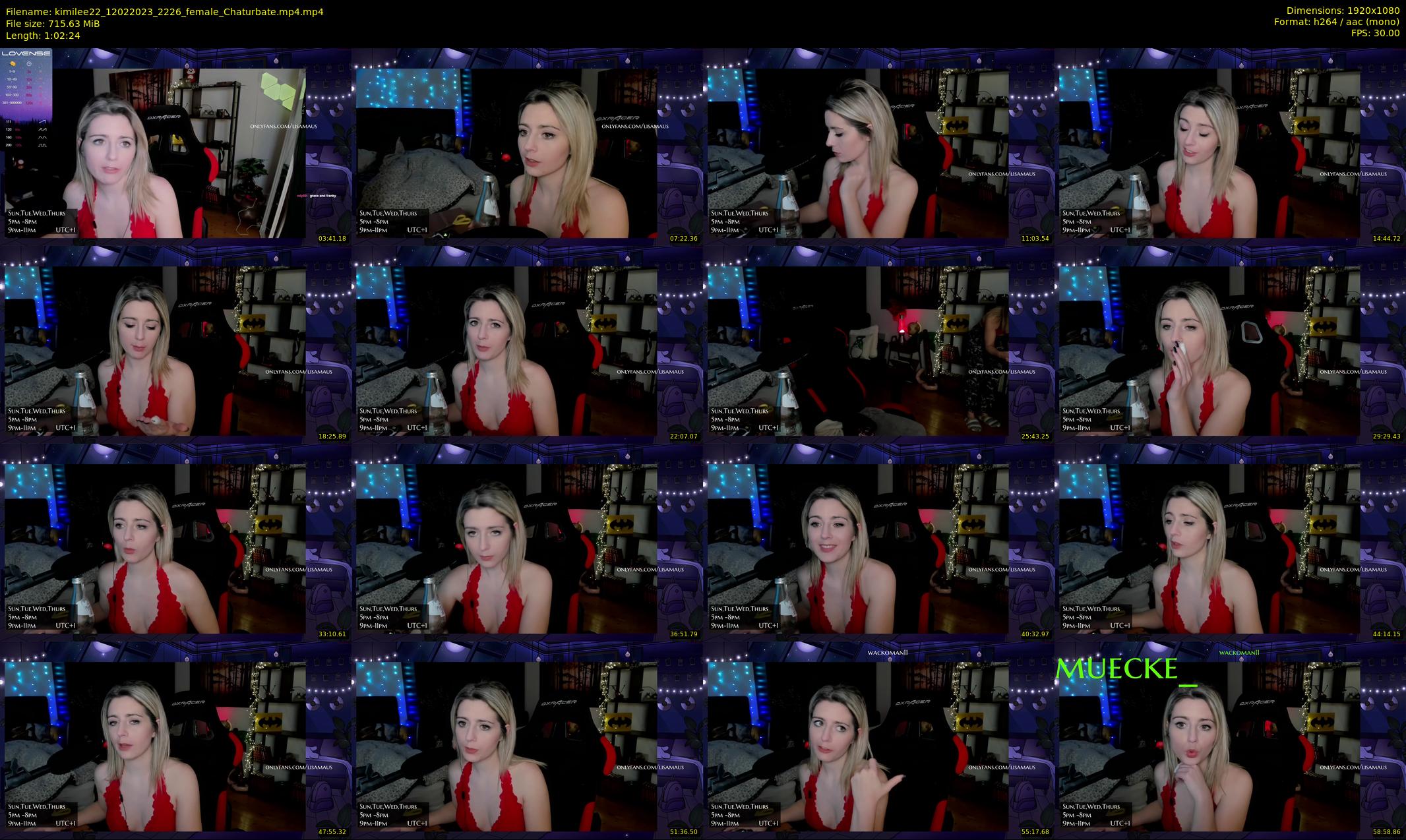 kimilee22 — 63 minute Chaturbate female cam show recording, 1080p, Feb 12, 2023