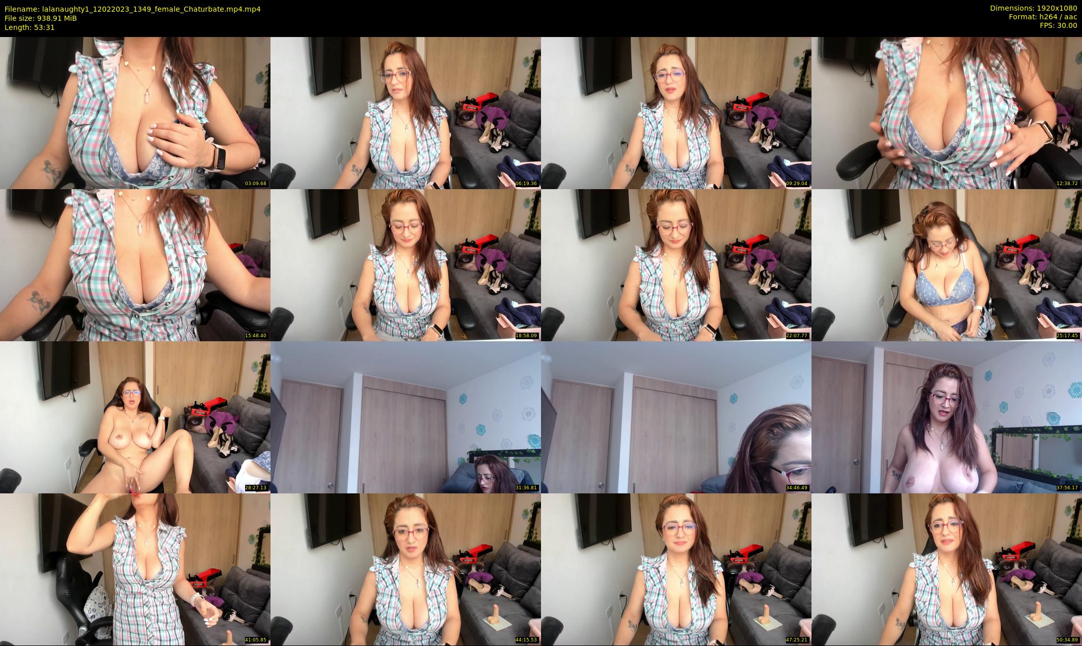 lalanaughty1 — 54 minute Chaturbate female cam show recording, 1080p, Feb 12, 2023