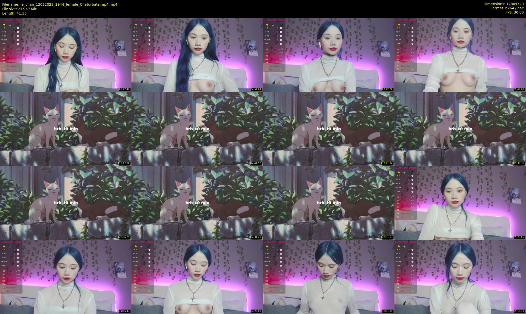 le_chan — 42 minute Chaturbate female cam show recording, 720p, Feb 12, 2023