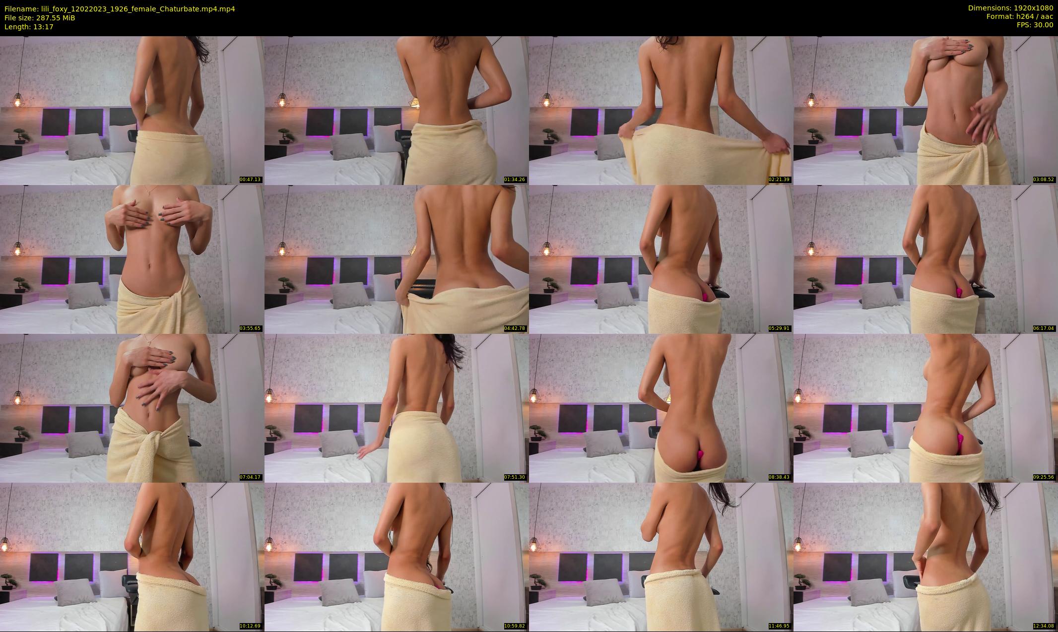 lili_foxy — 14 minute Chaturbate female cam show recording, 1080p, Feb 12, 2023