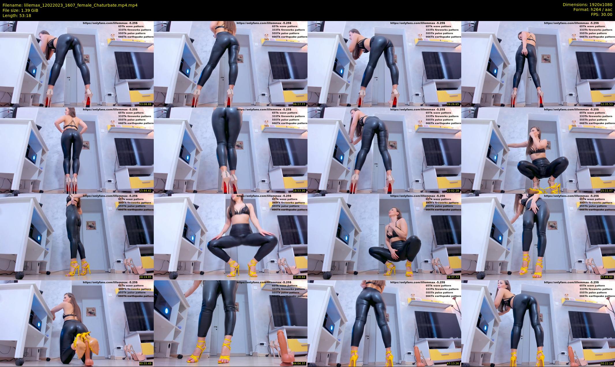 lillemax — 54 minute Chaturbate female cam show recording, 1080p, Feb 12, 2023