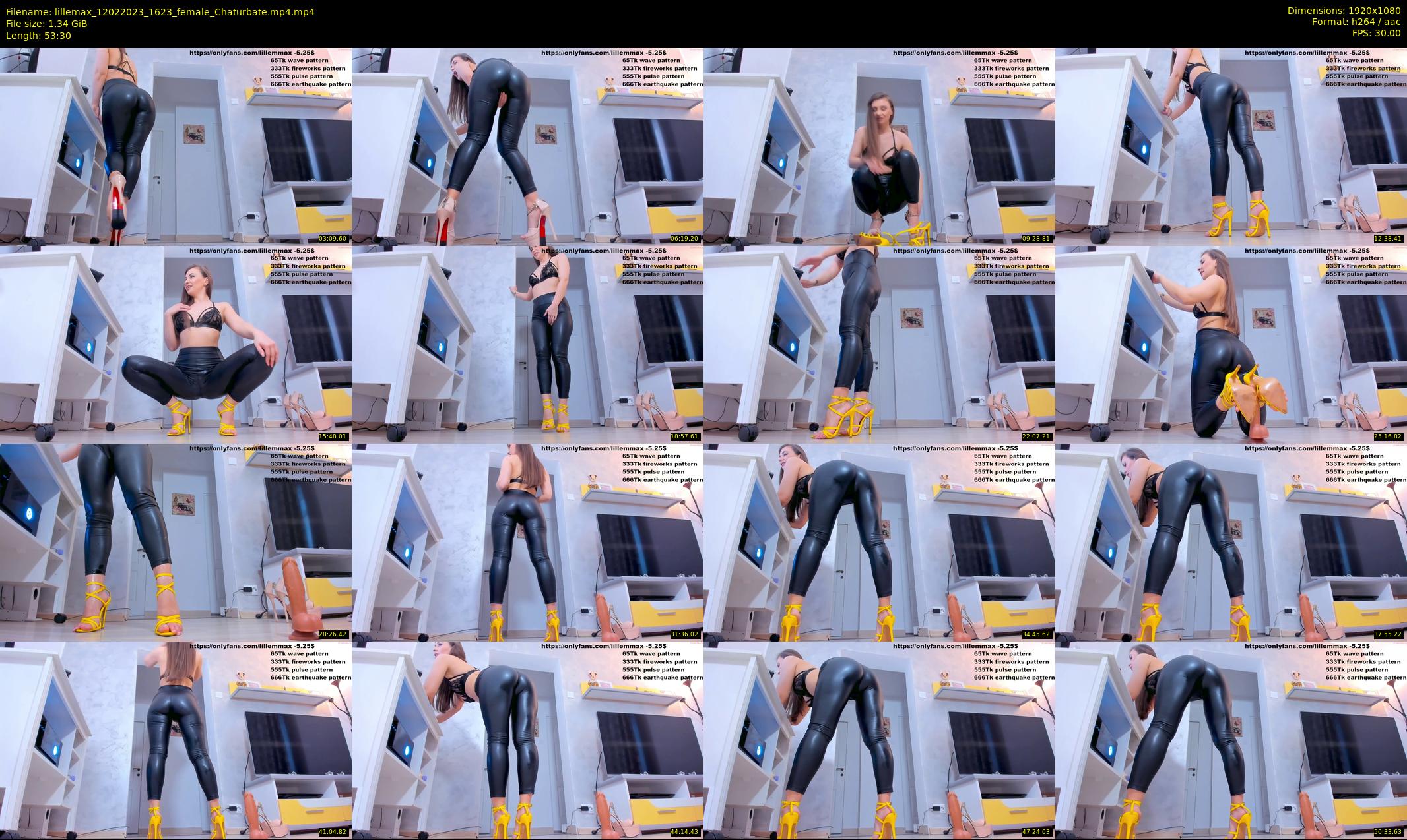 lillemax — 54 minute Chaturbate female cam show recording, 1080p, Feb 12, 2023