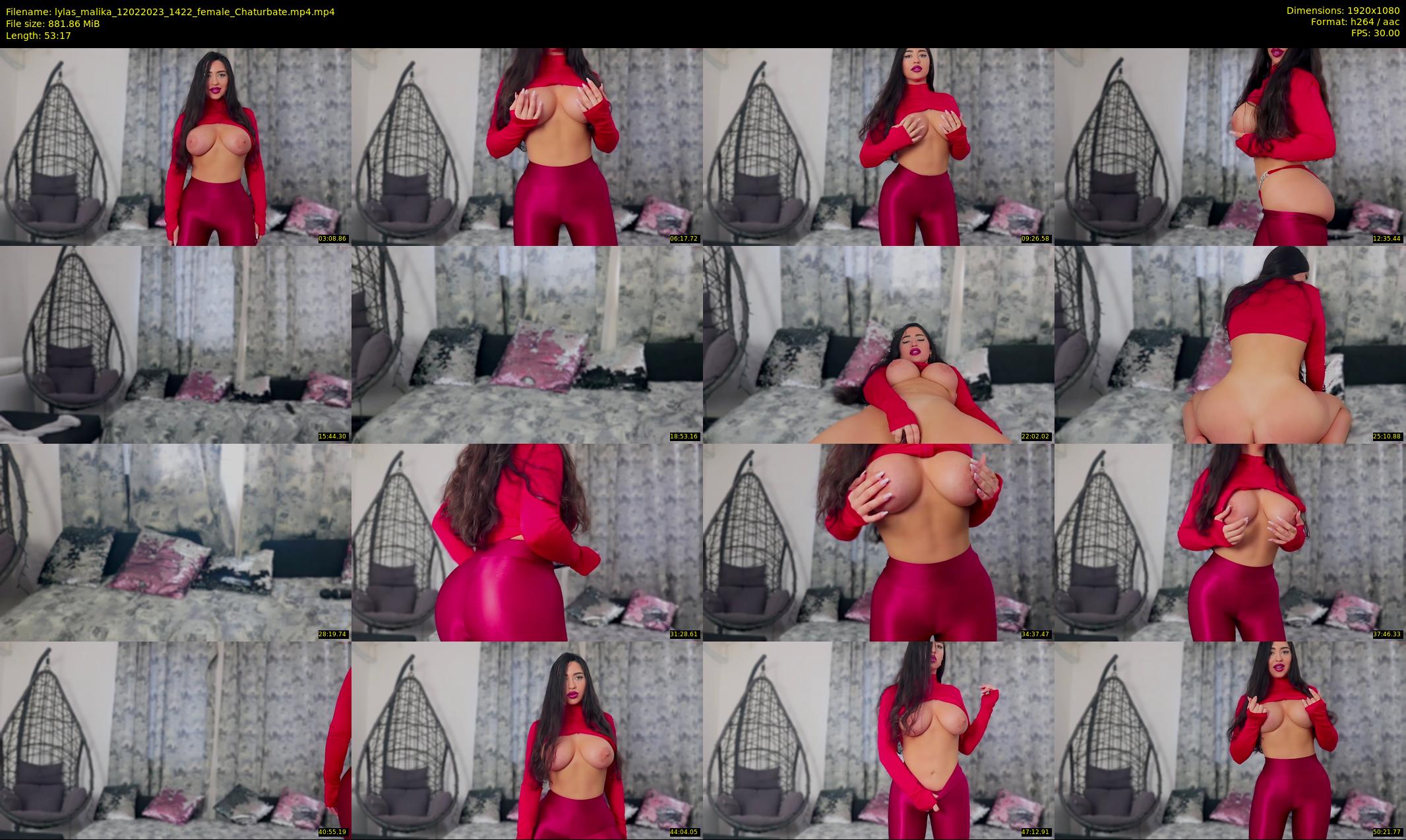 lylas_malika — 54 minute Chaturbate female cam show recording, 1080p, Feb 12, 2023