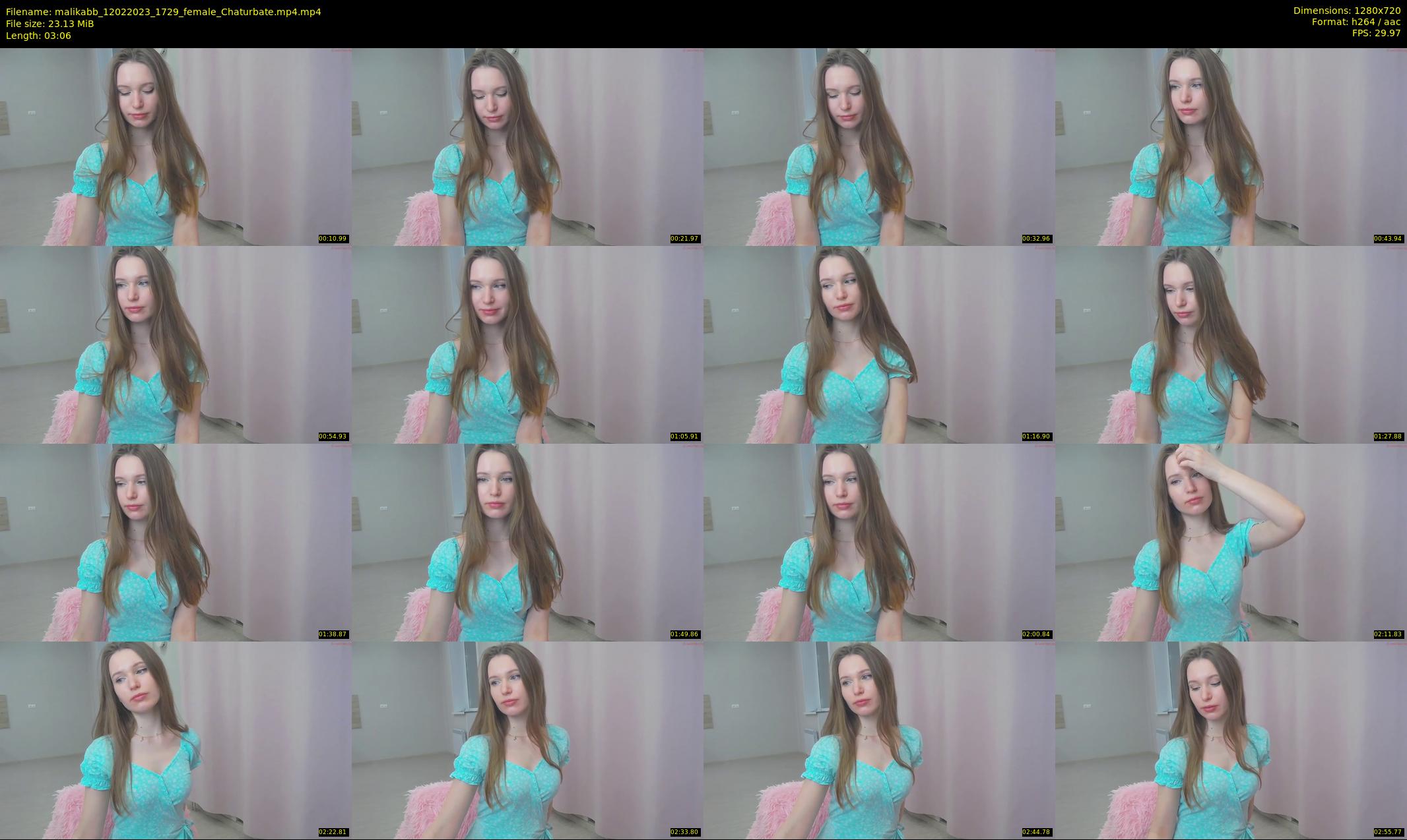 malikabb — 4 minute Chaturbate female cam show recording, 720p, Feb 12, 2023
