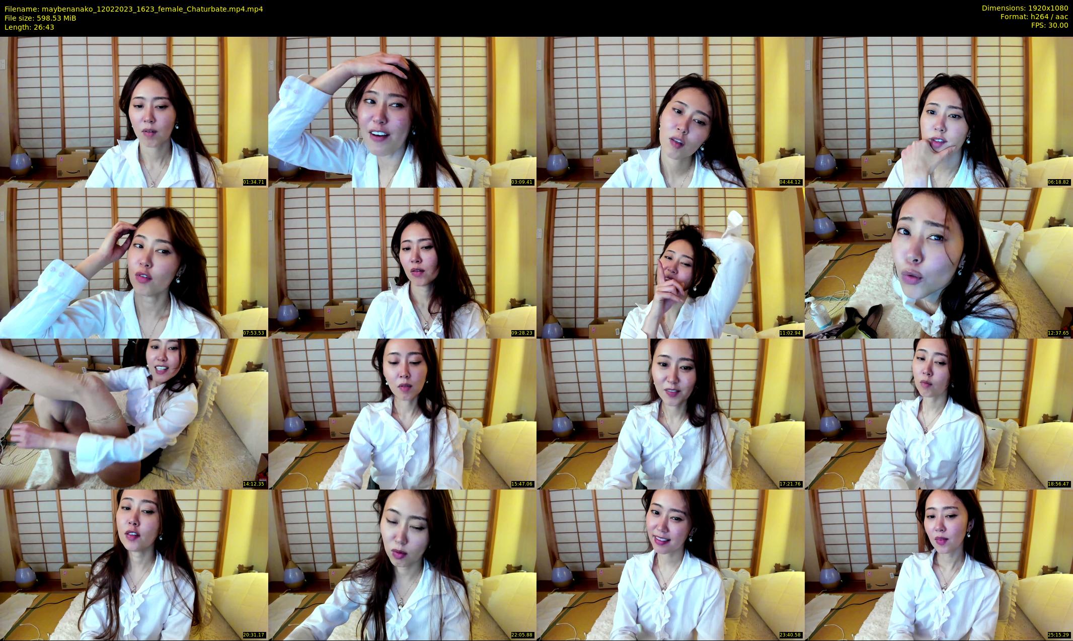 maybenanako — 27 minute Chaturbate female cam show recording, 1080p, Feb 12, 2023