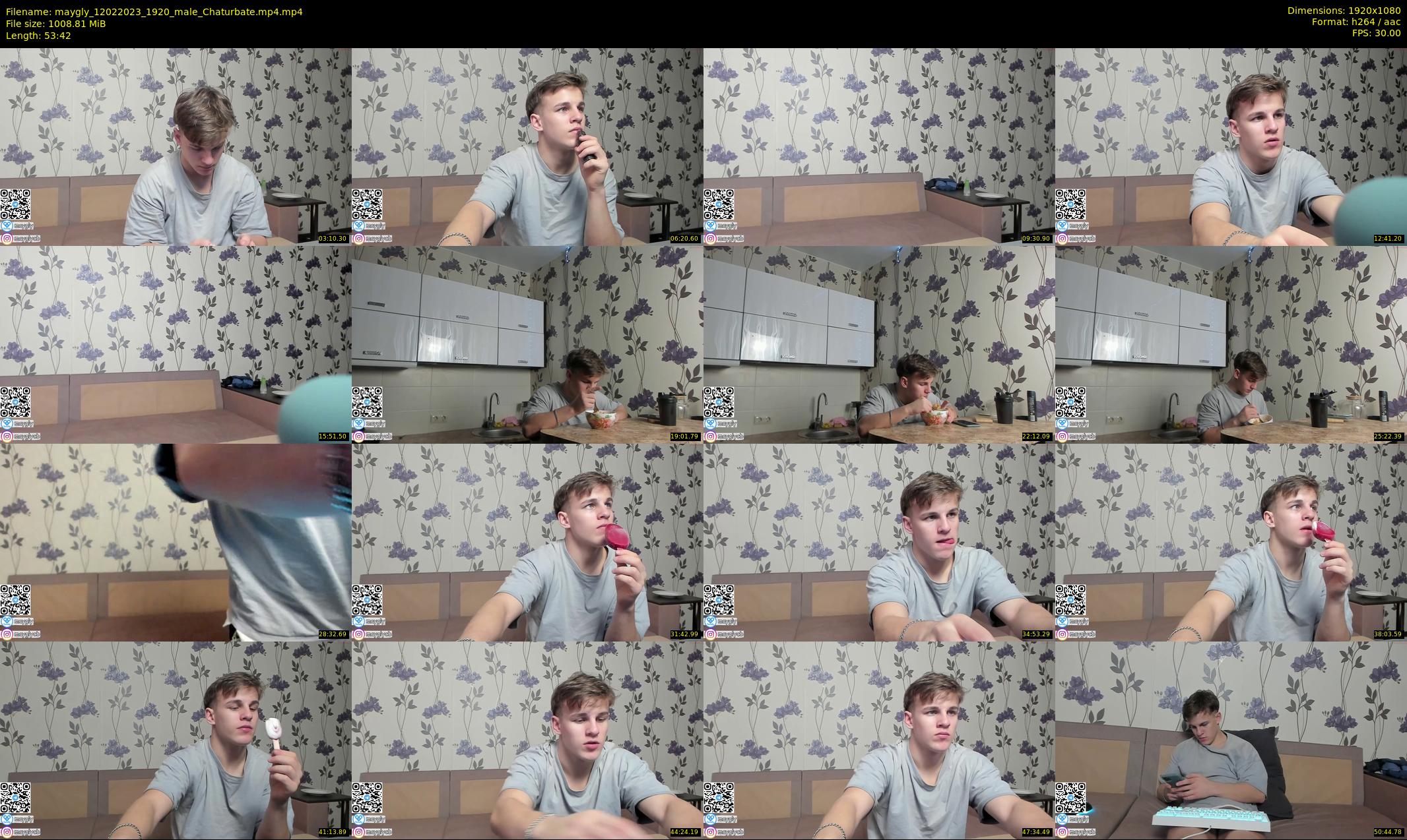 maygly — 54 minute Chaturbate male cam show recording, 1080p, Feb 12, 2023
