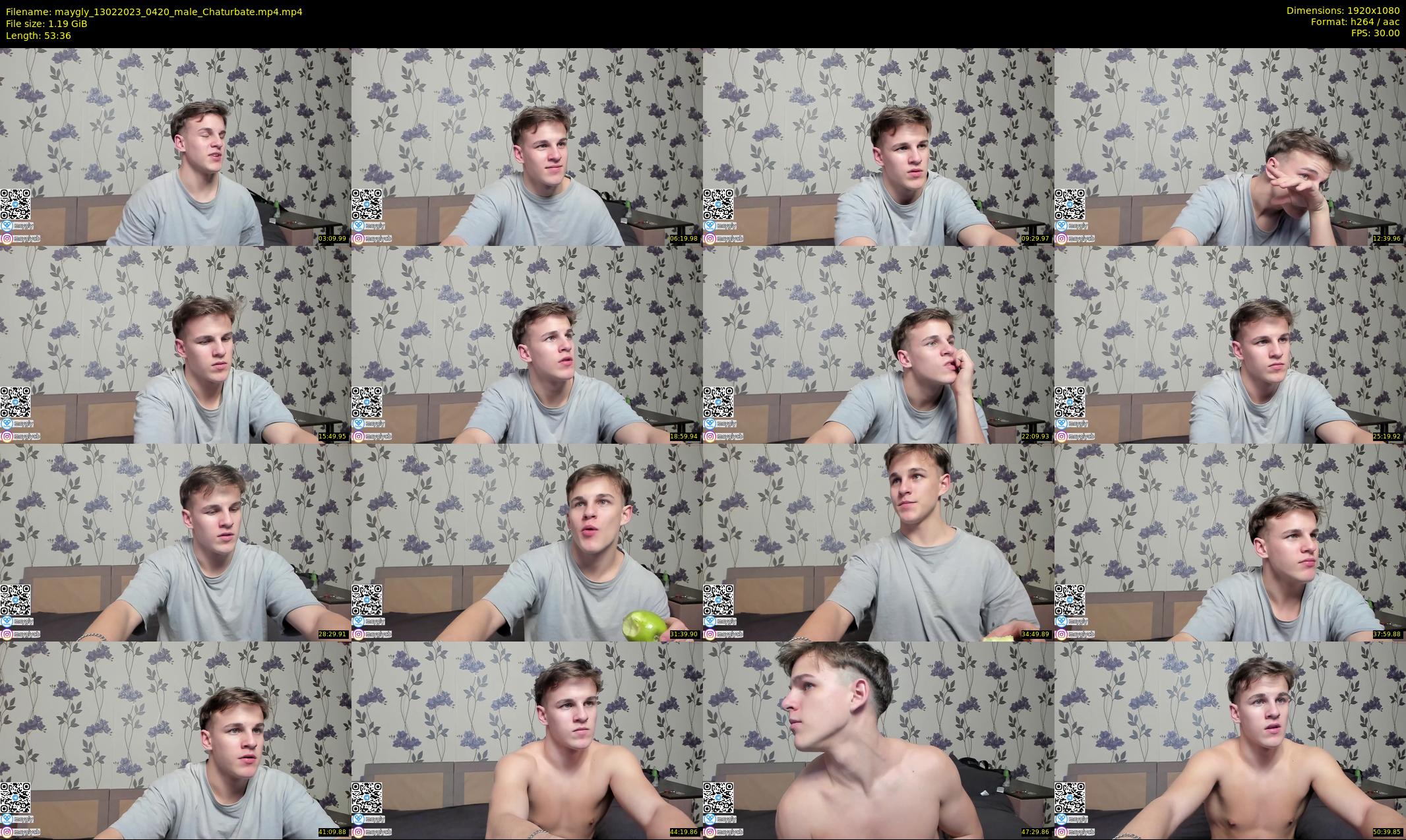 maygly — 54 minute Chaturbate male cam show recording, 1080p, Feb 13, 2023